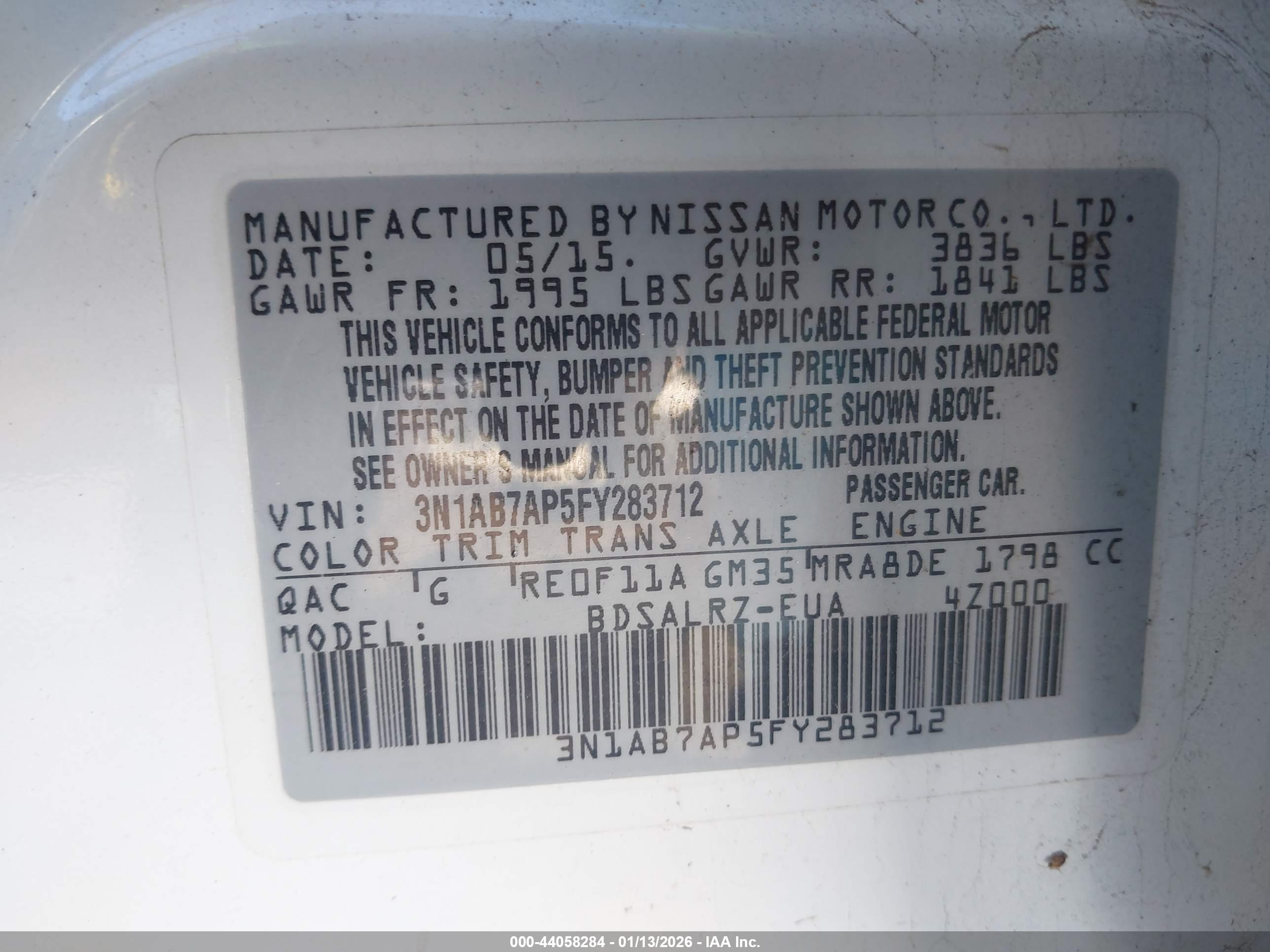 NISSAN SENTRA image 9