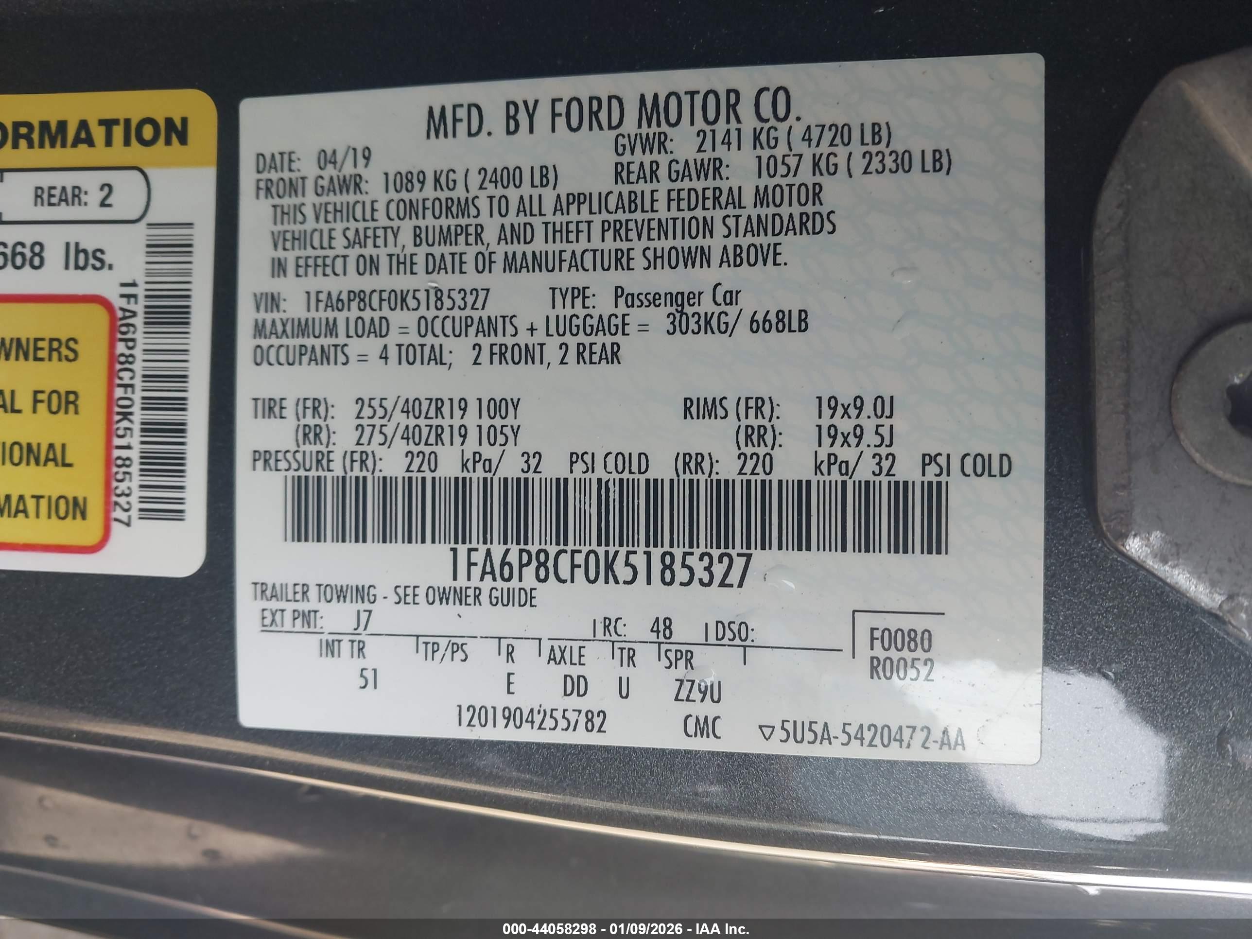 FORD MUSTANG image 9