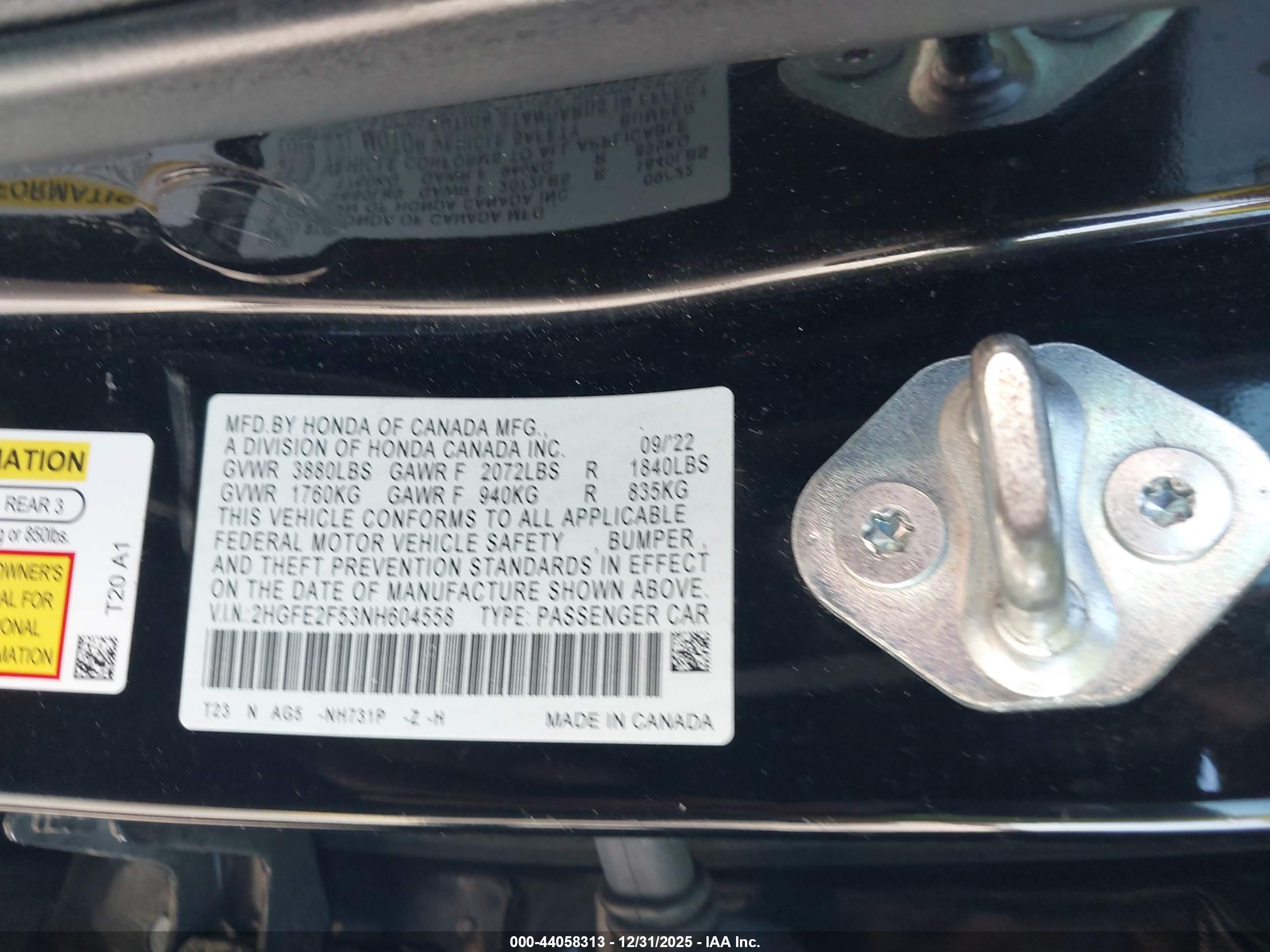 HONDA CIVIC image 9