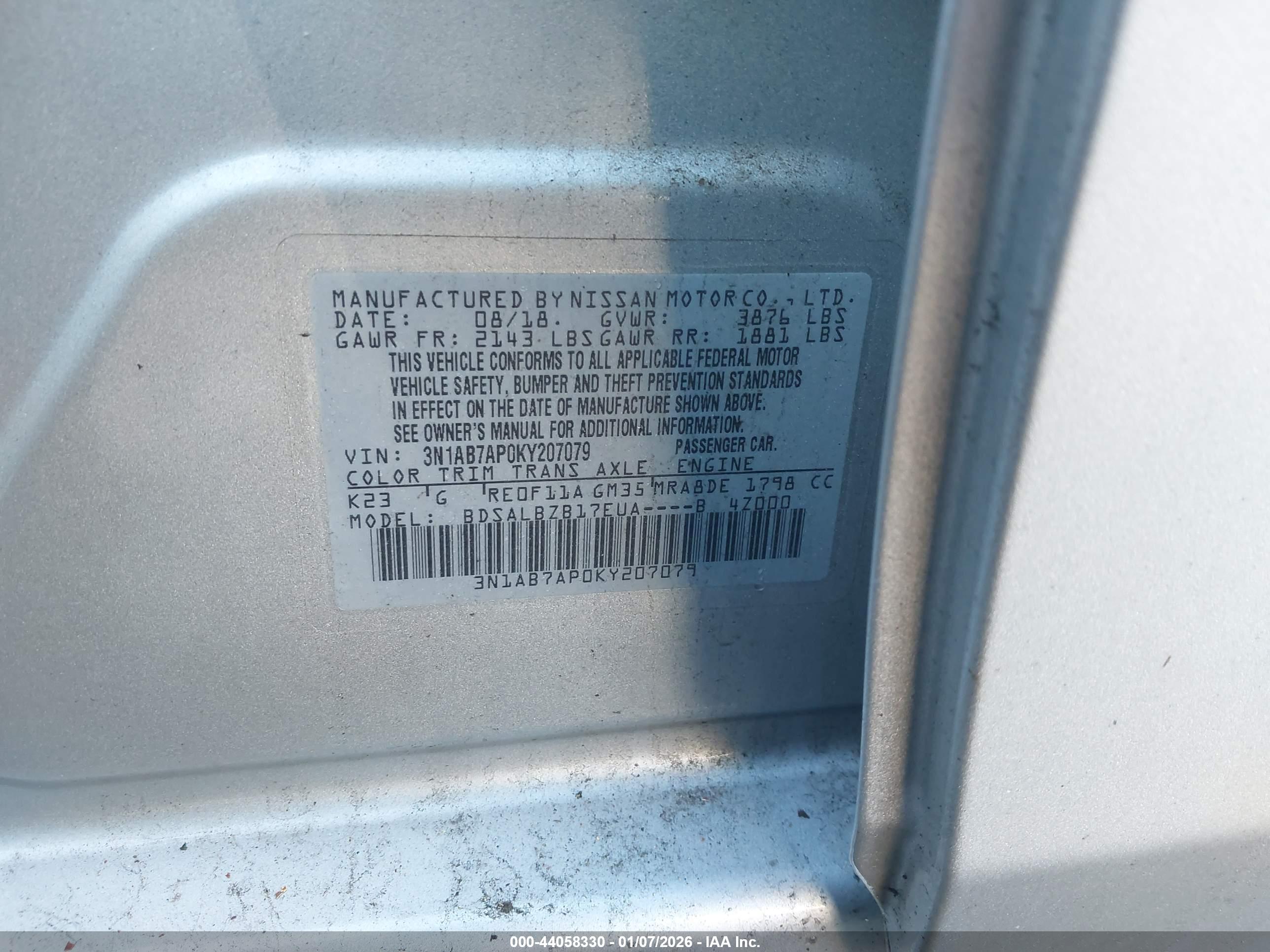 NISSAN SENTRA image 9