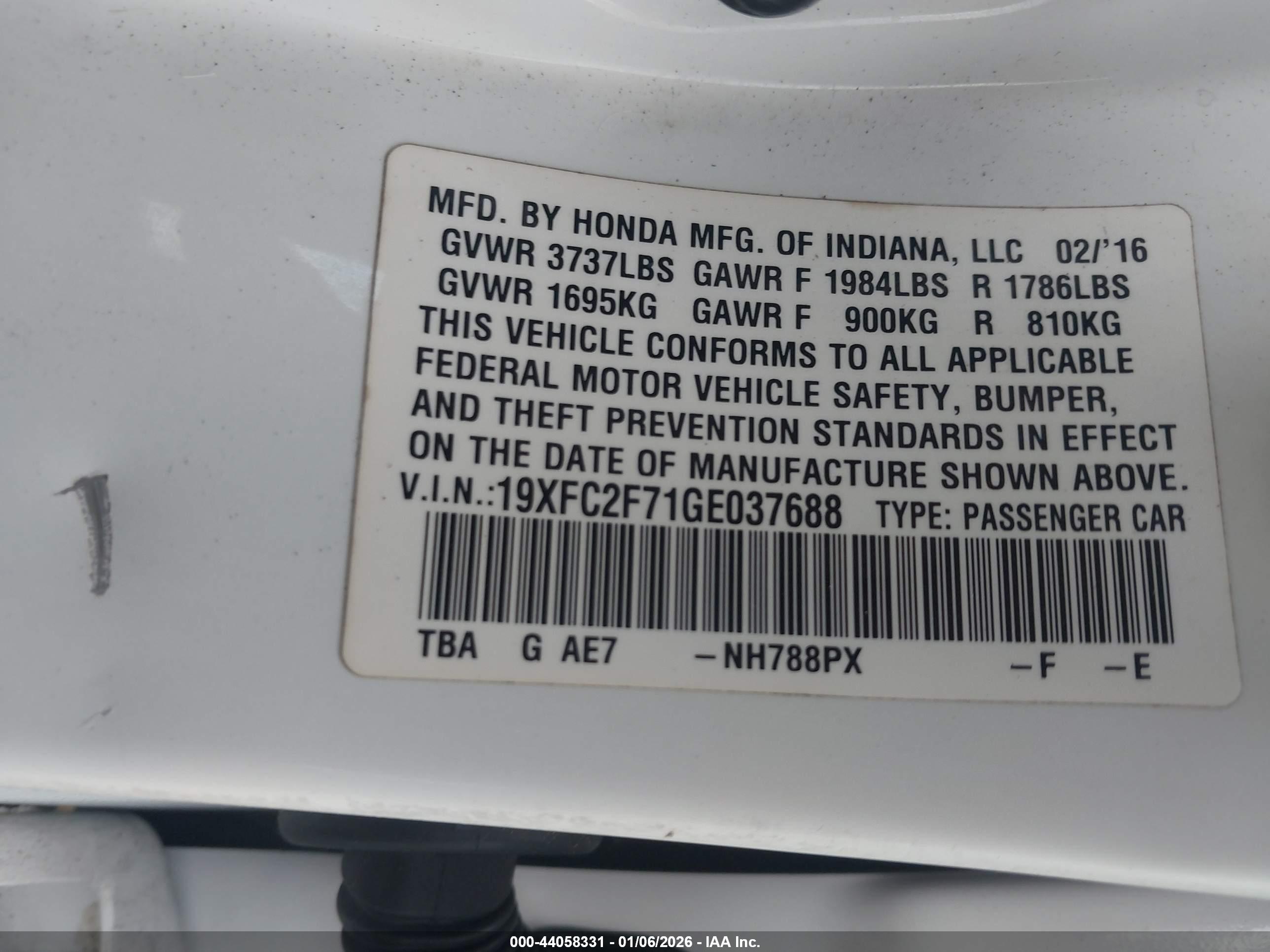 HONDA CIVIC image 9
