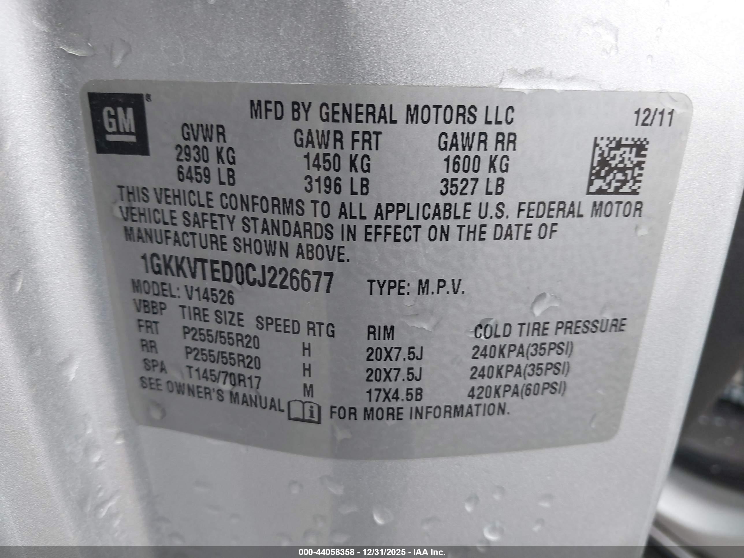 GMC ACADIA image 9