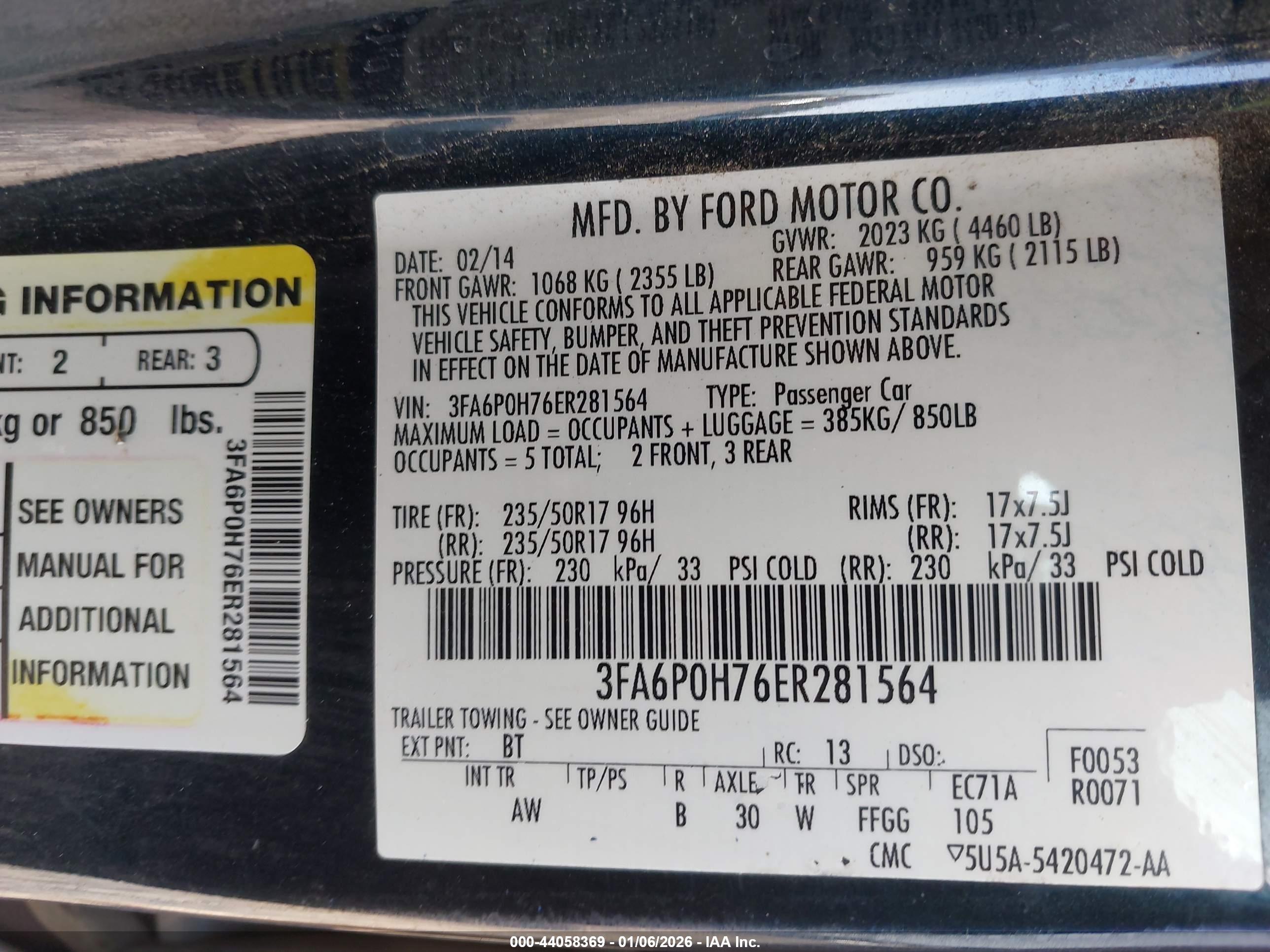 FORD FUSION image 9