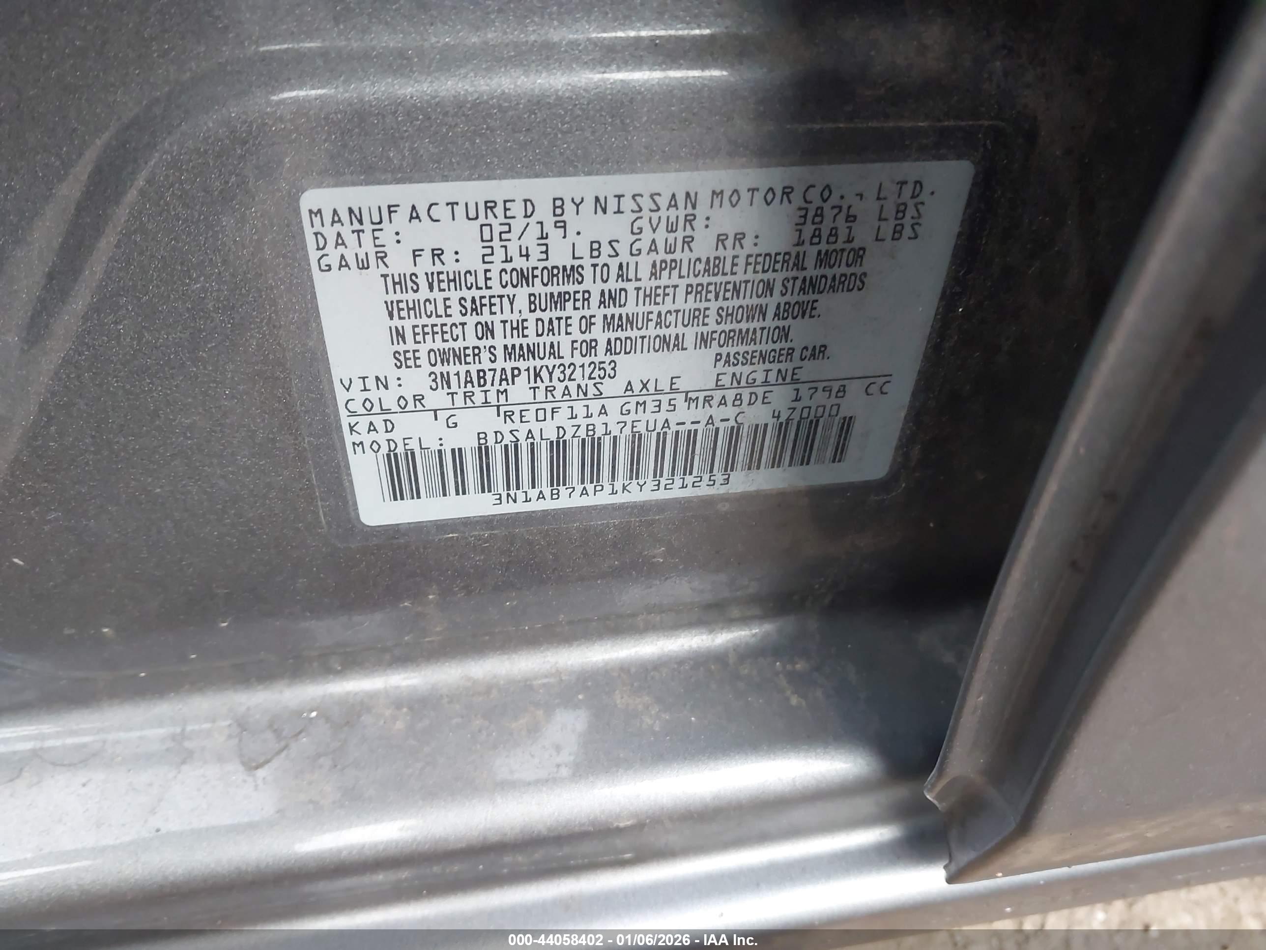 NISSAN SENTRA image 9