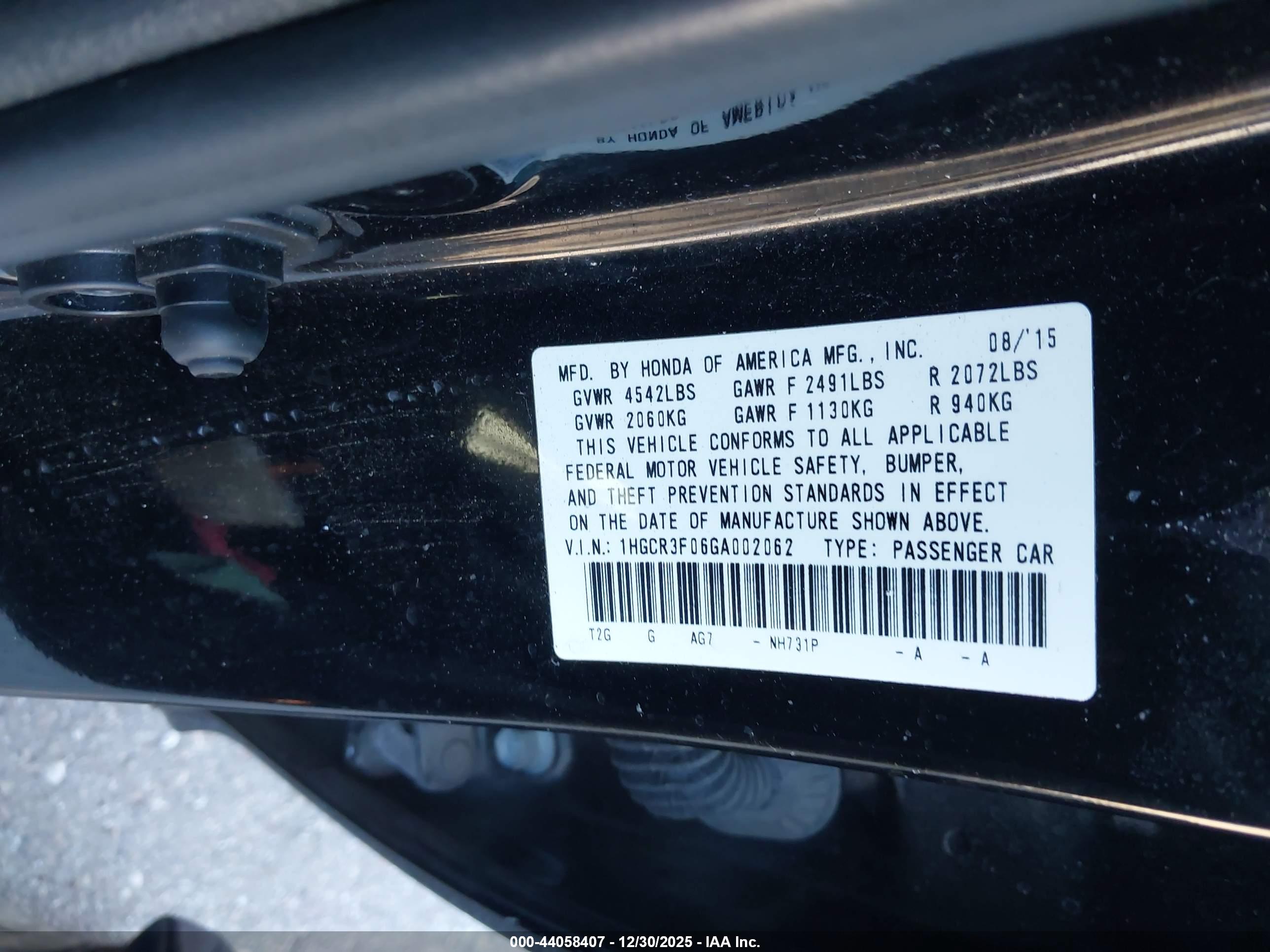 HONDA ACCORD image 9