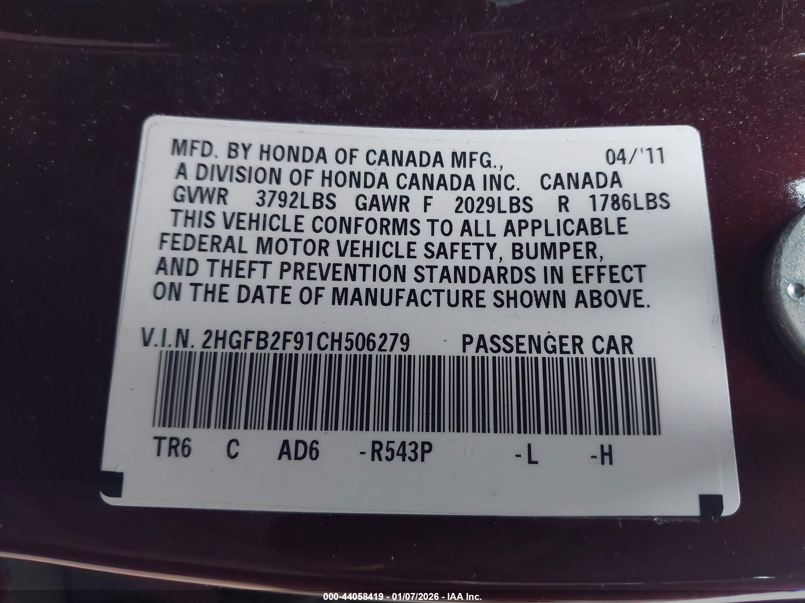 HONDA CIVIC image 9