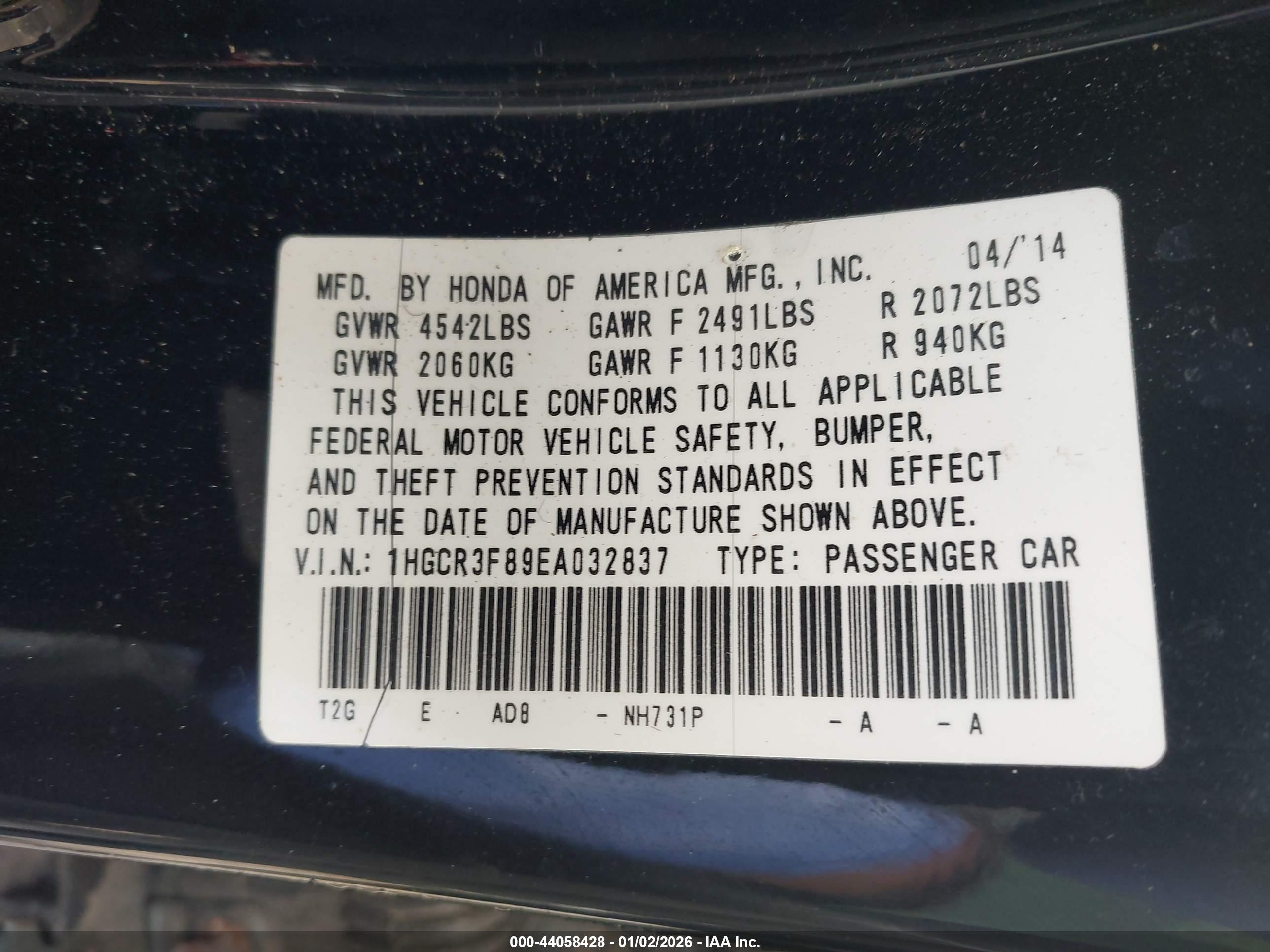 HONDA ACCORD image 9