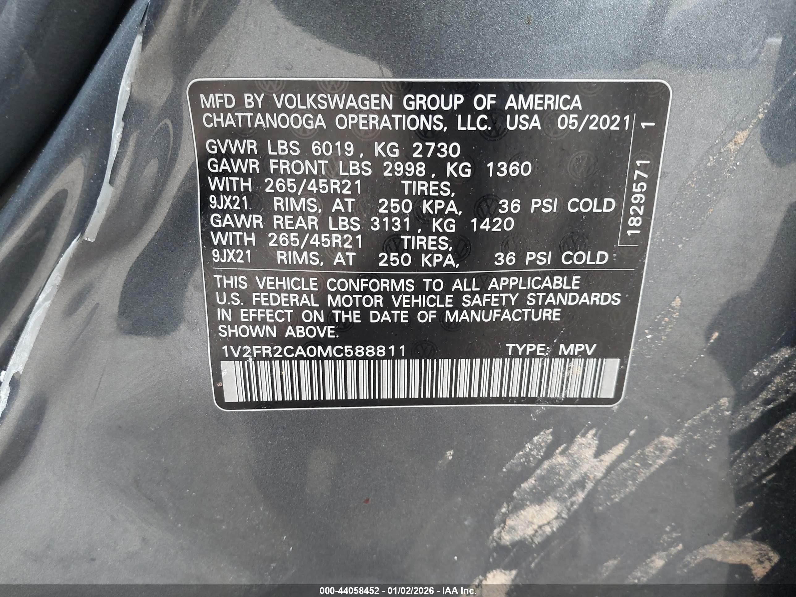 VOLKSWAGEN ATLAS image 9