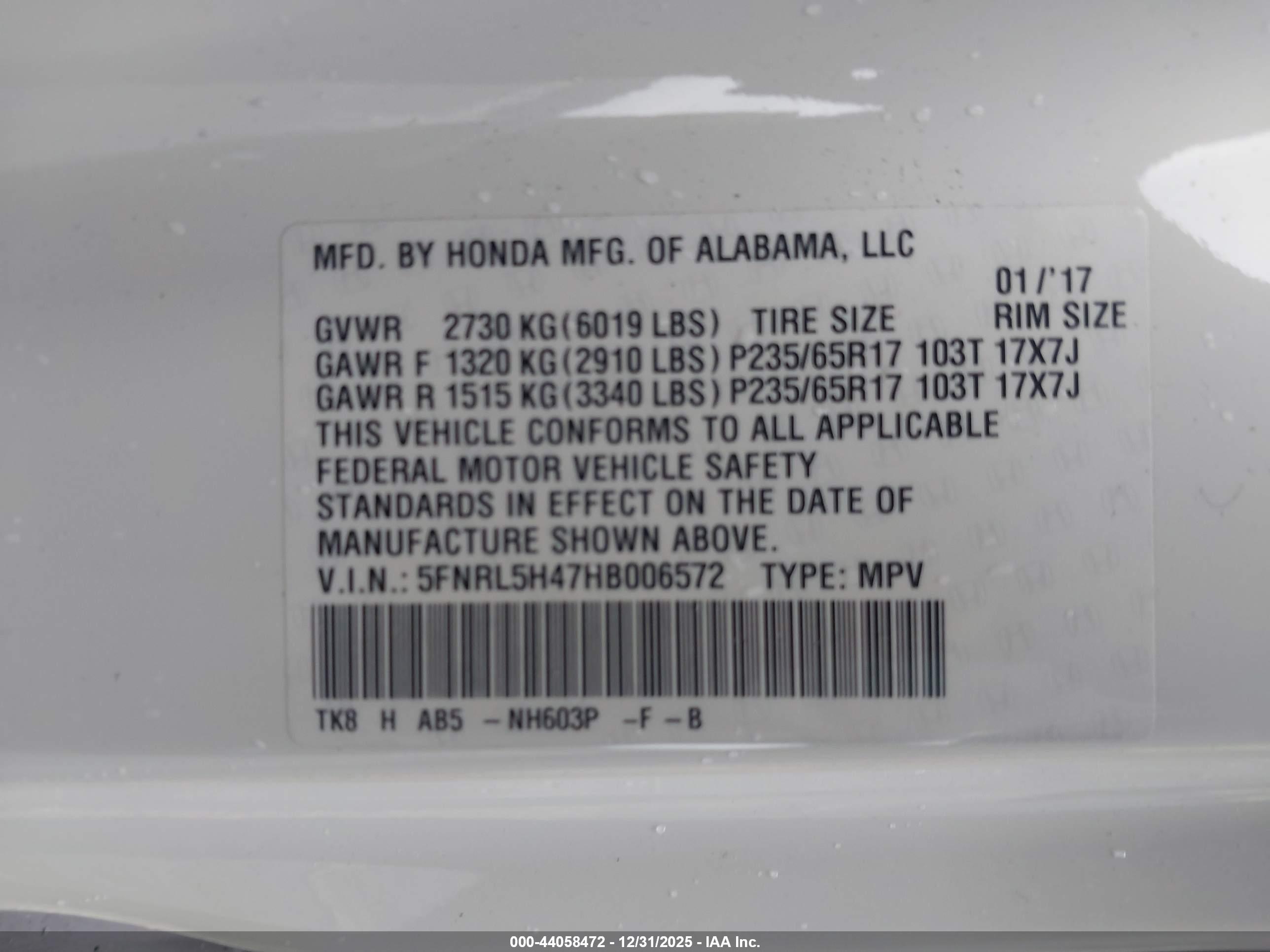 HONDA ODYSSEY image 9