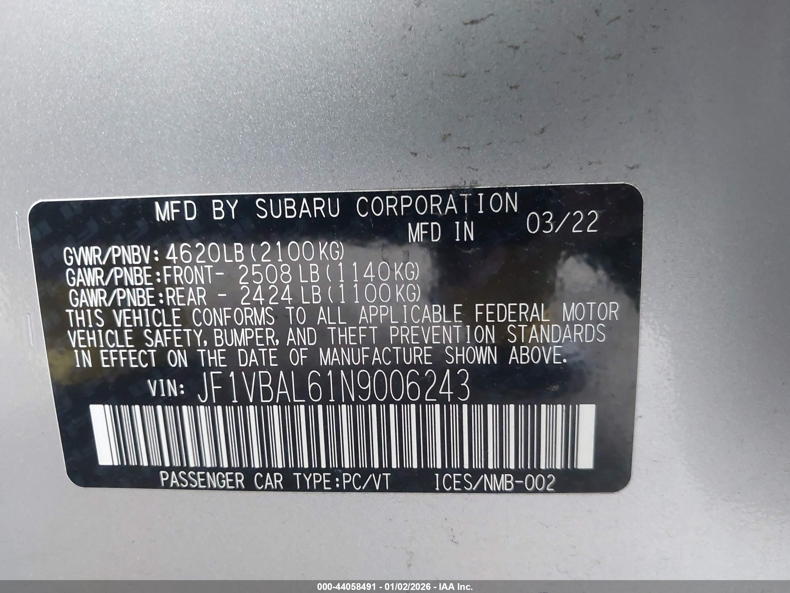 SUBARU WRX image 9
