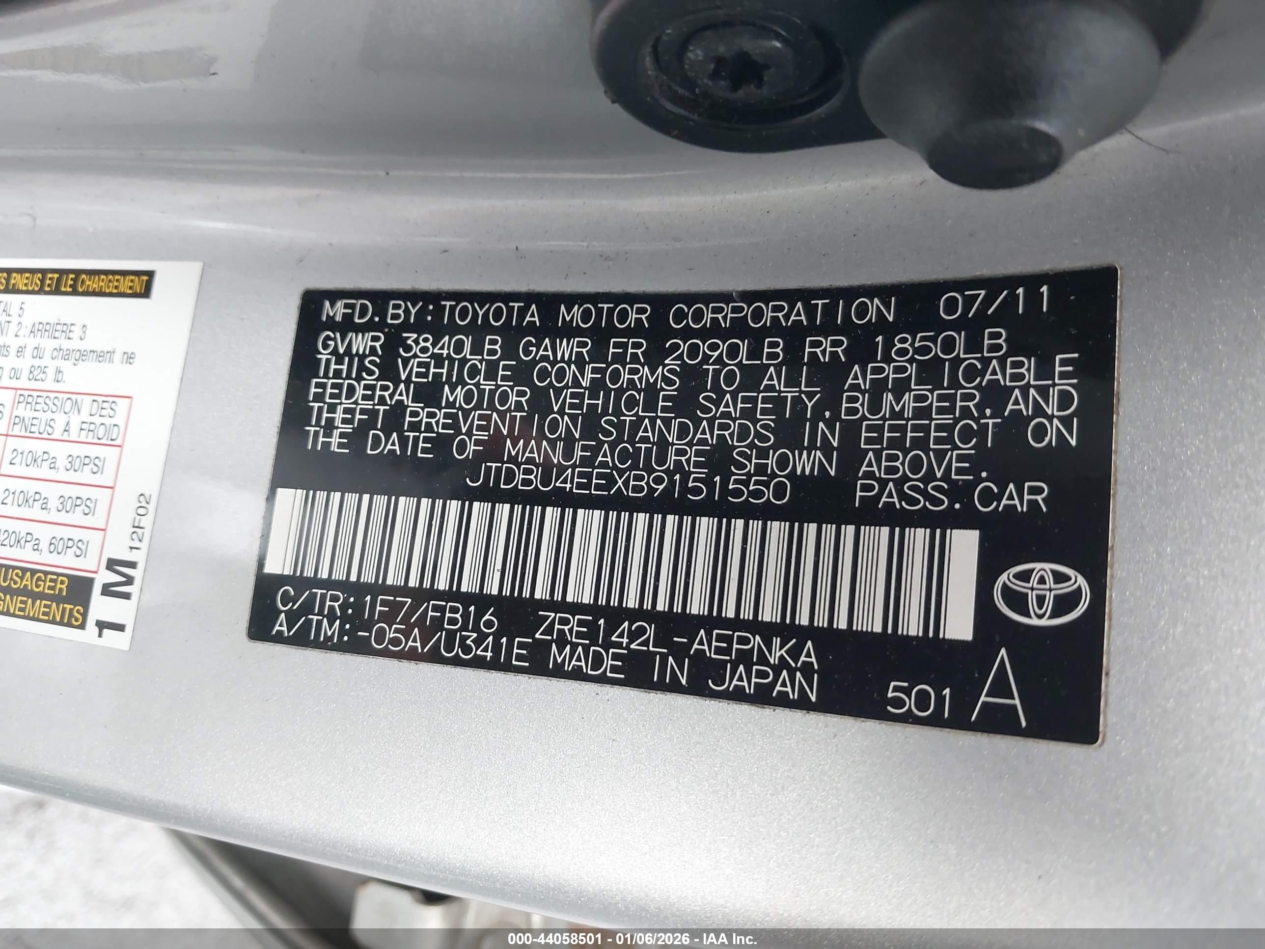 TOYOTA COROLLA image 9
