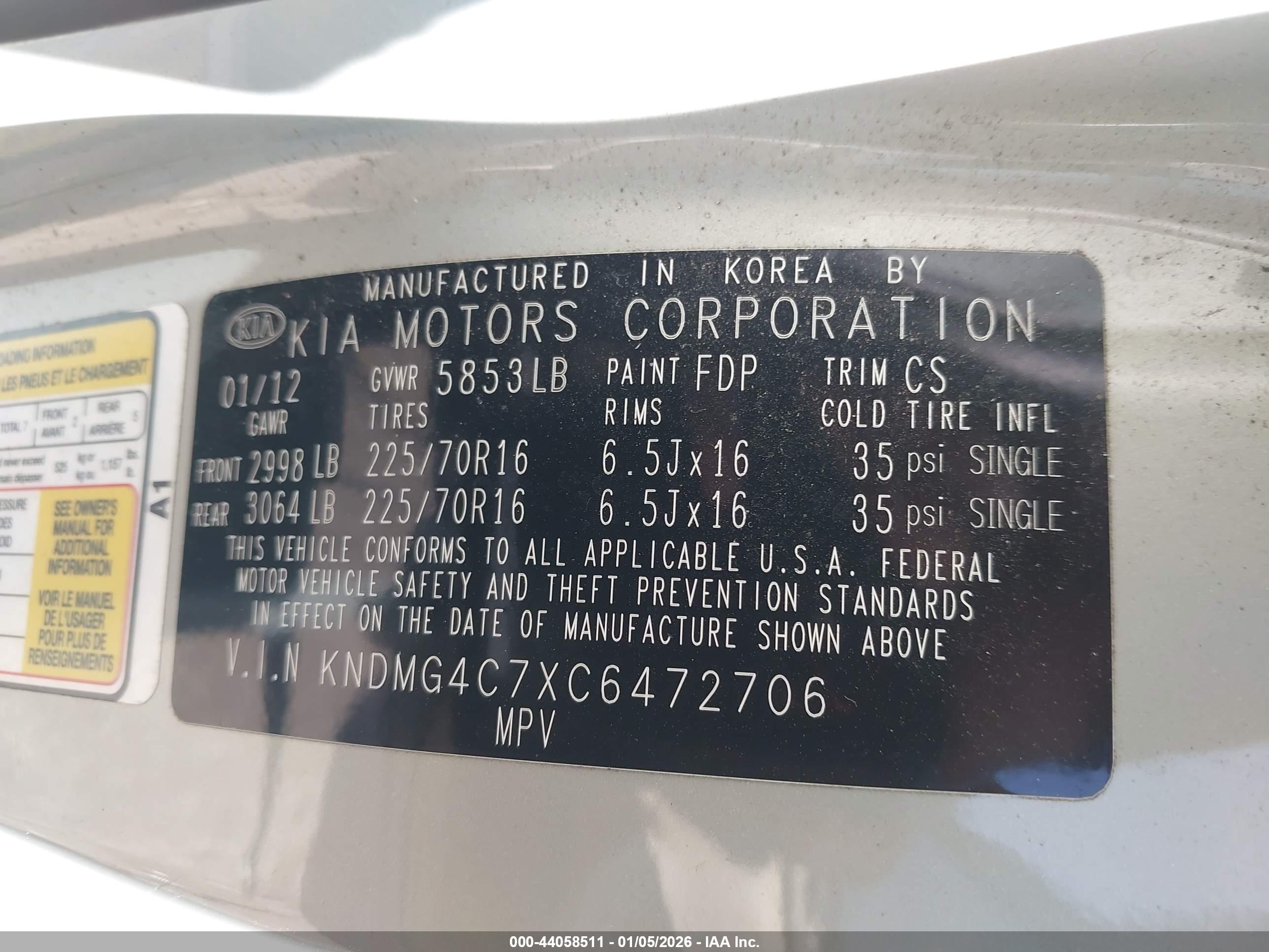 KIA SEDONA image 9