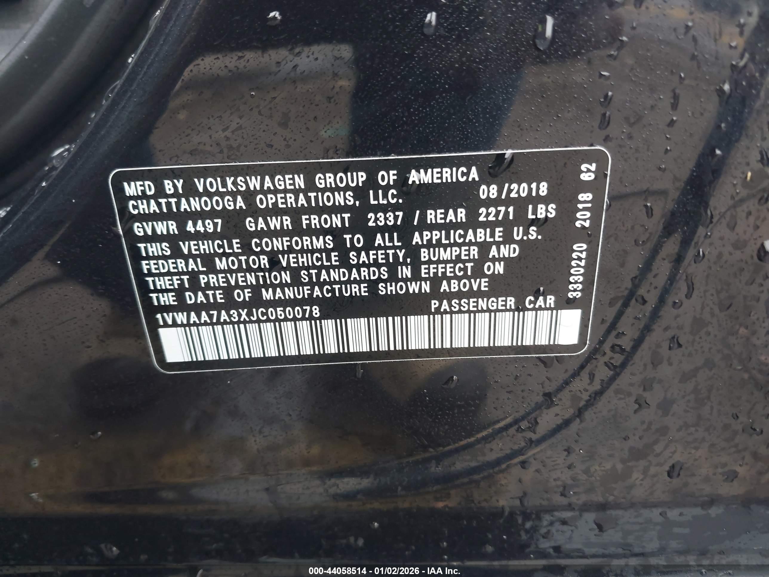 VOLKSWAGEN PASSAT image 9