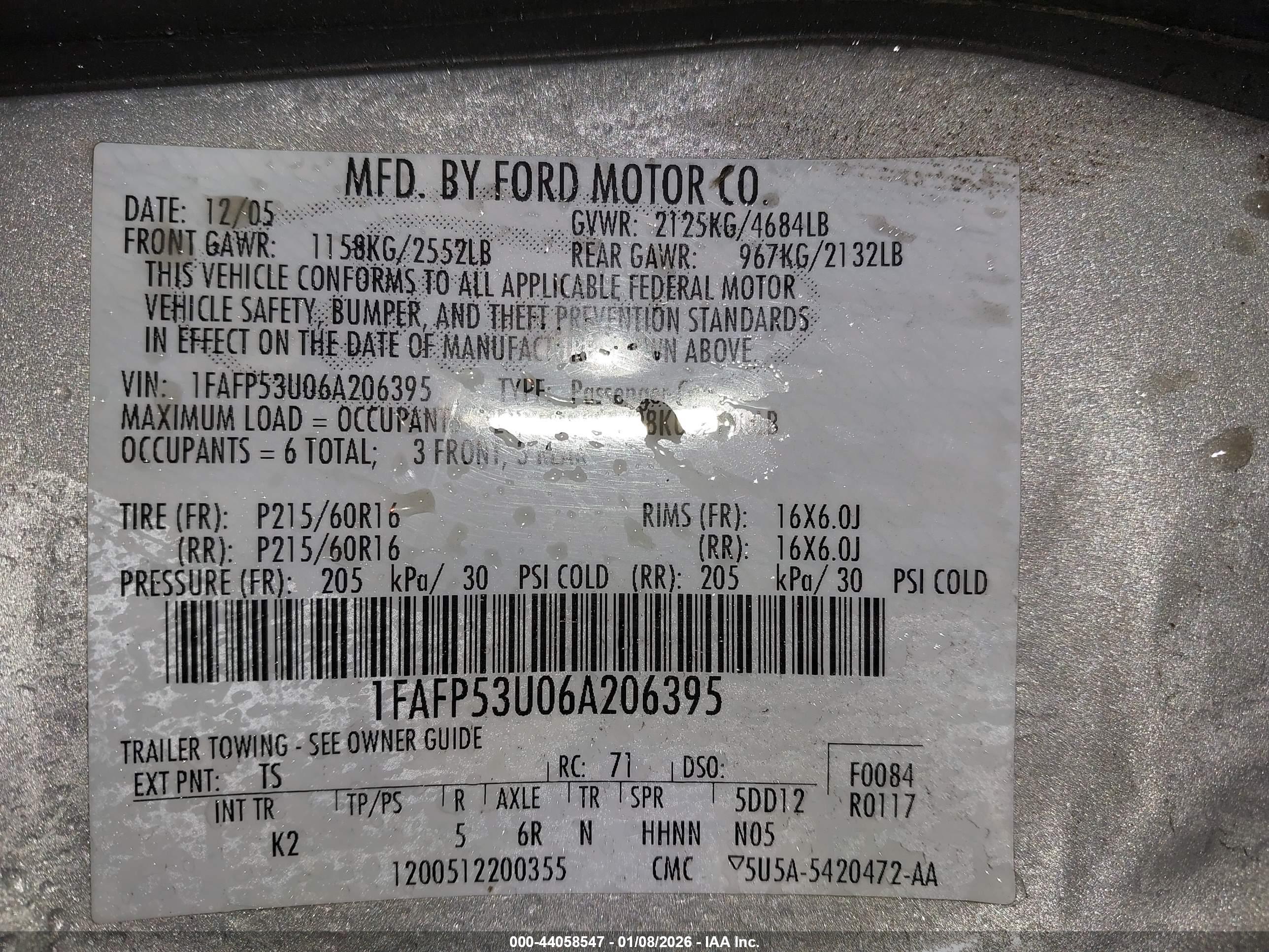 FORD TAURUS image 9
