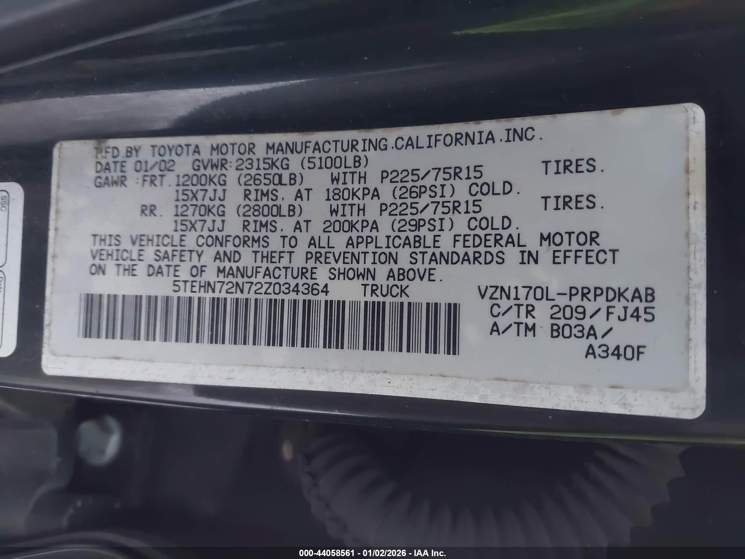 TOYOTA TACOMA image 9