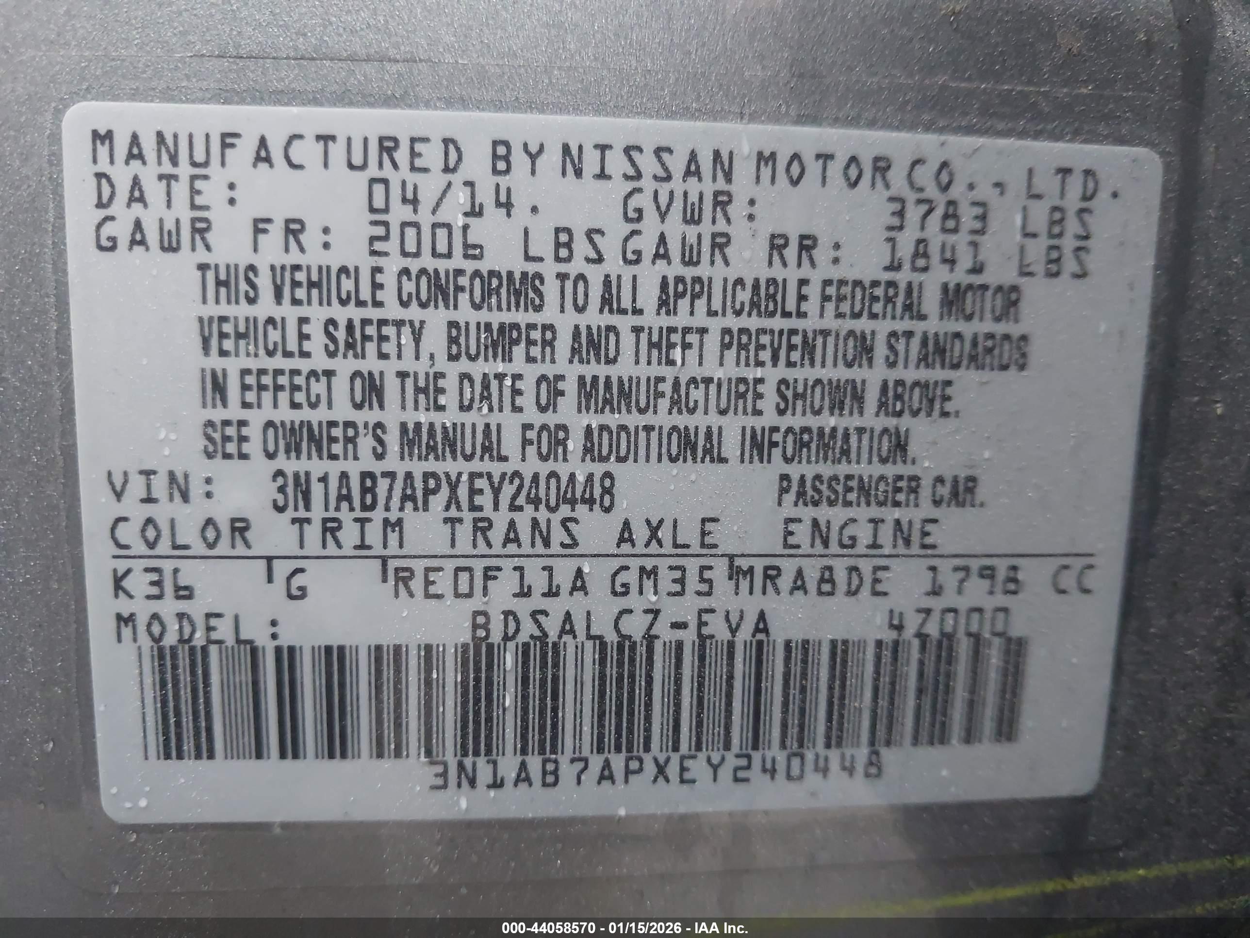 NISSAN SENTRA image 9