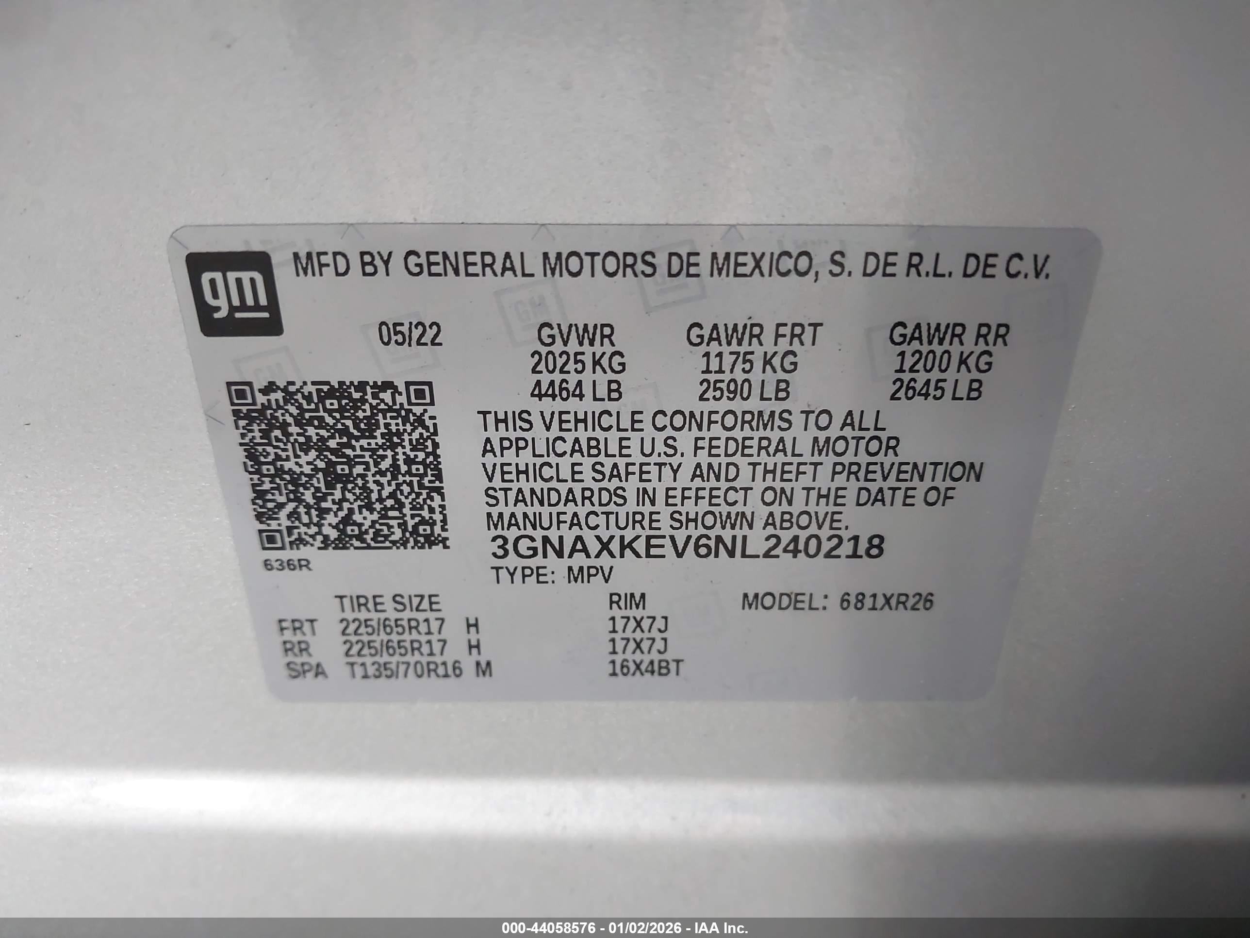 CHEVROLET EQUINOX image 9
