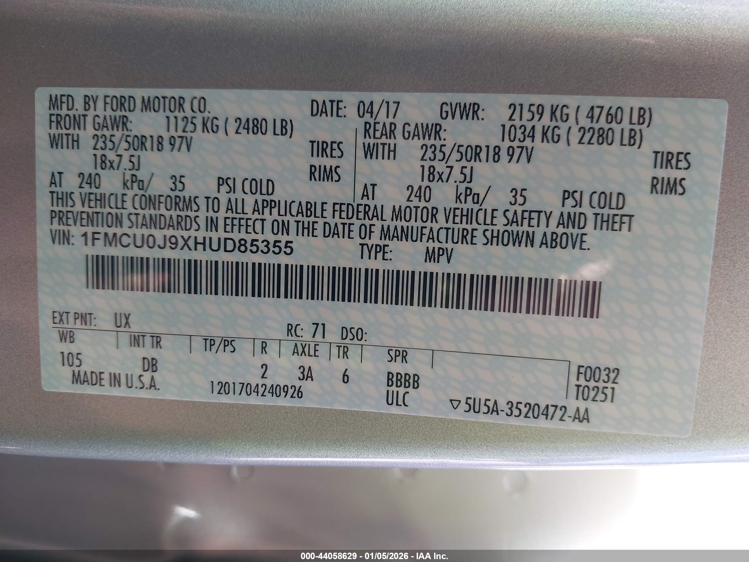 FORD ESCAPE image 9