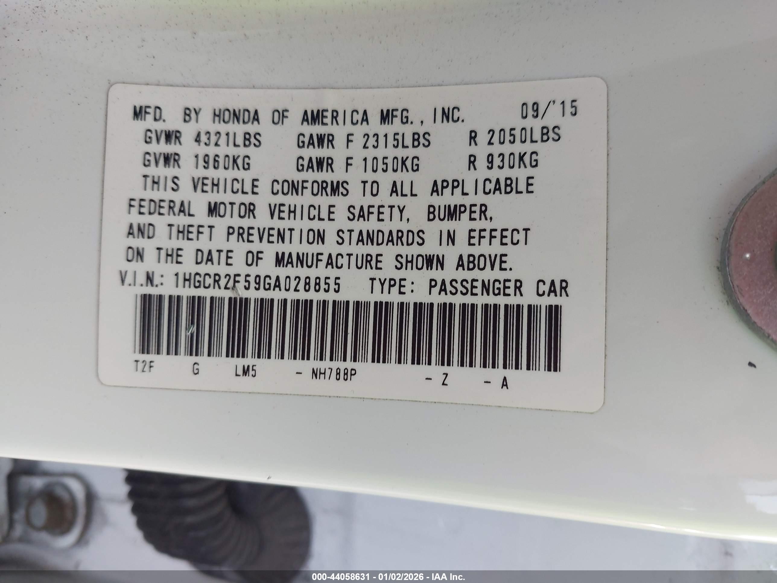 HONDA ACCORD image 9