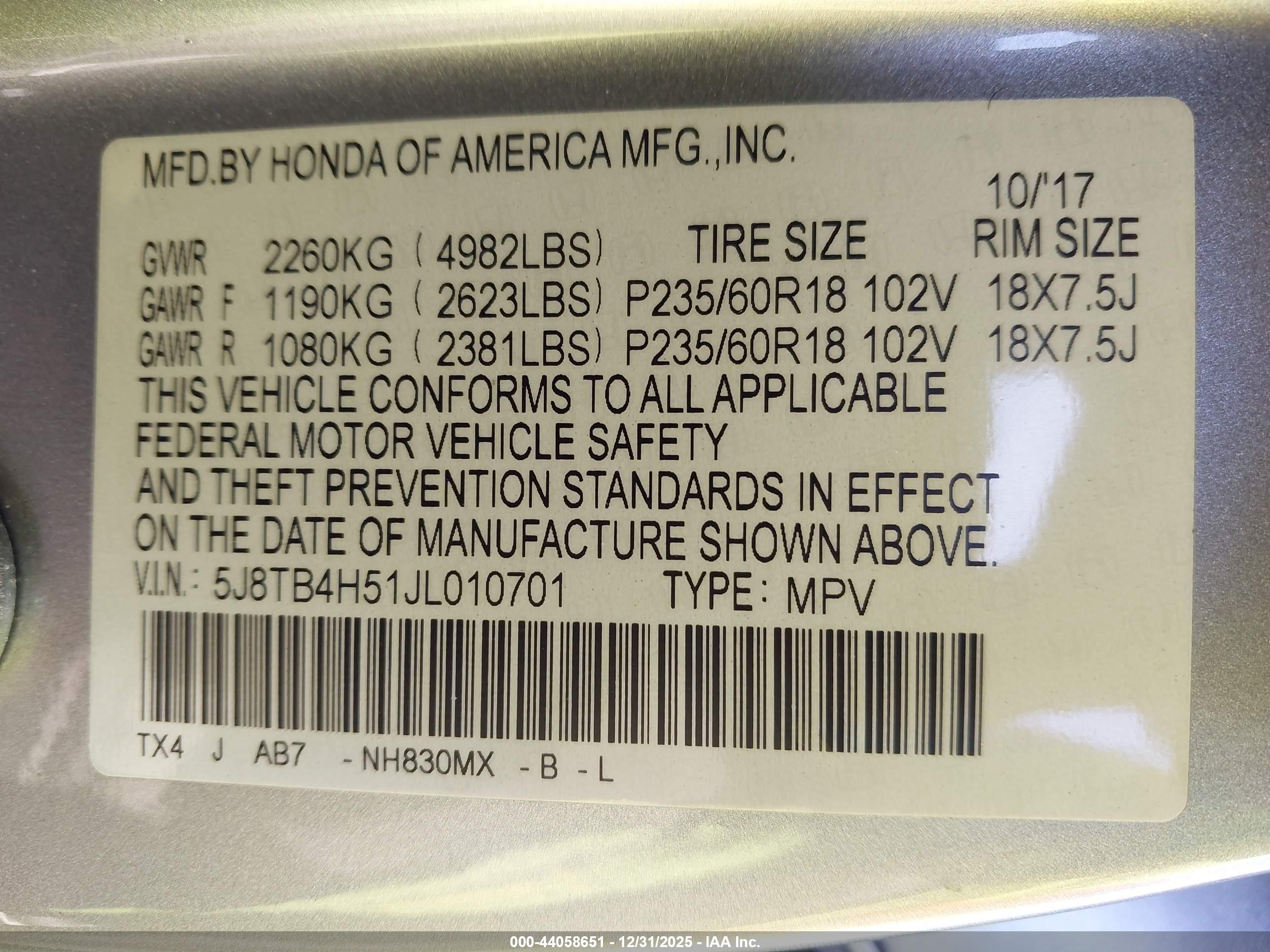 ACURA RDX image 9