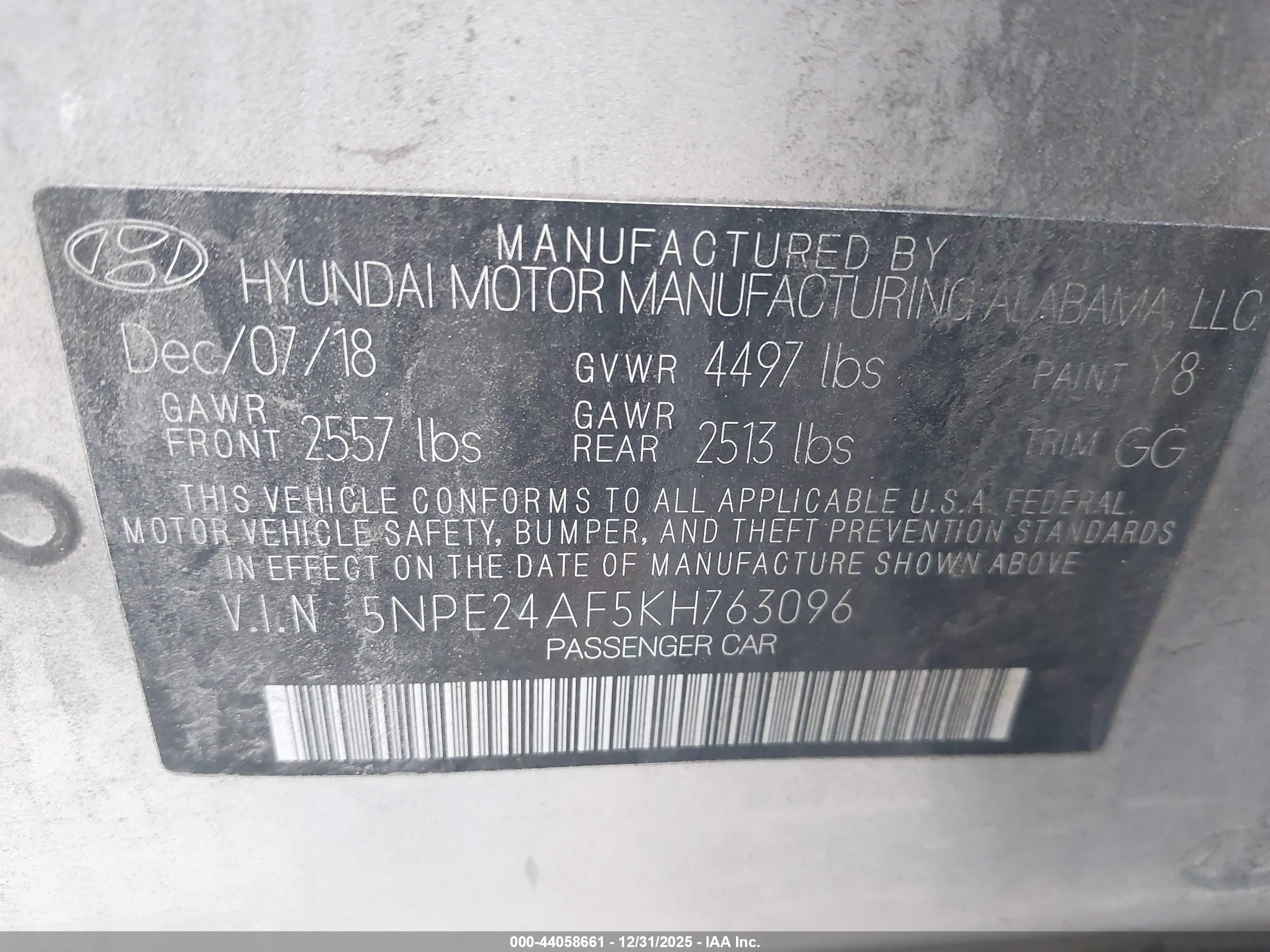 HYUNDAI SONATA image 9