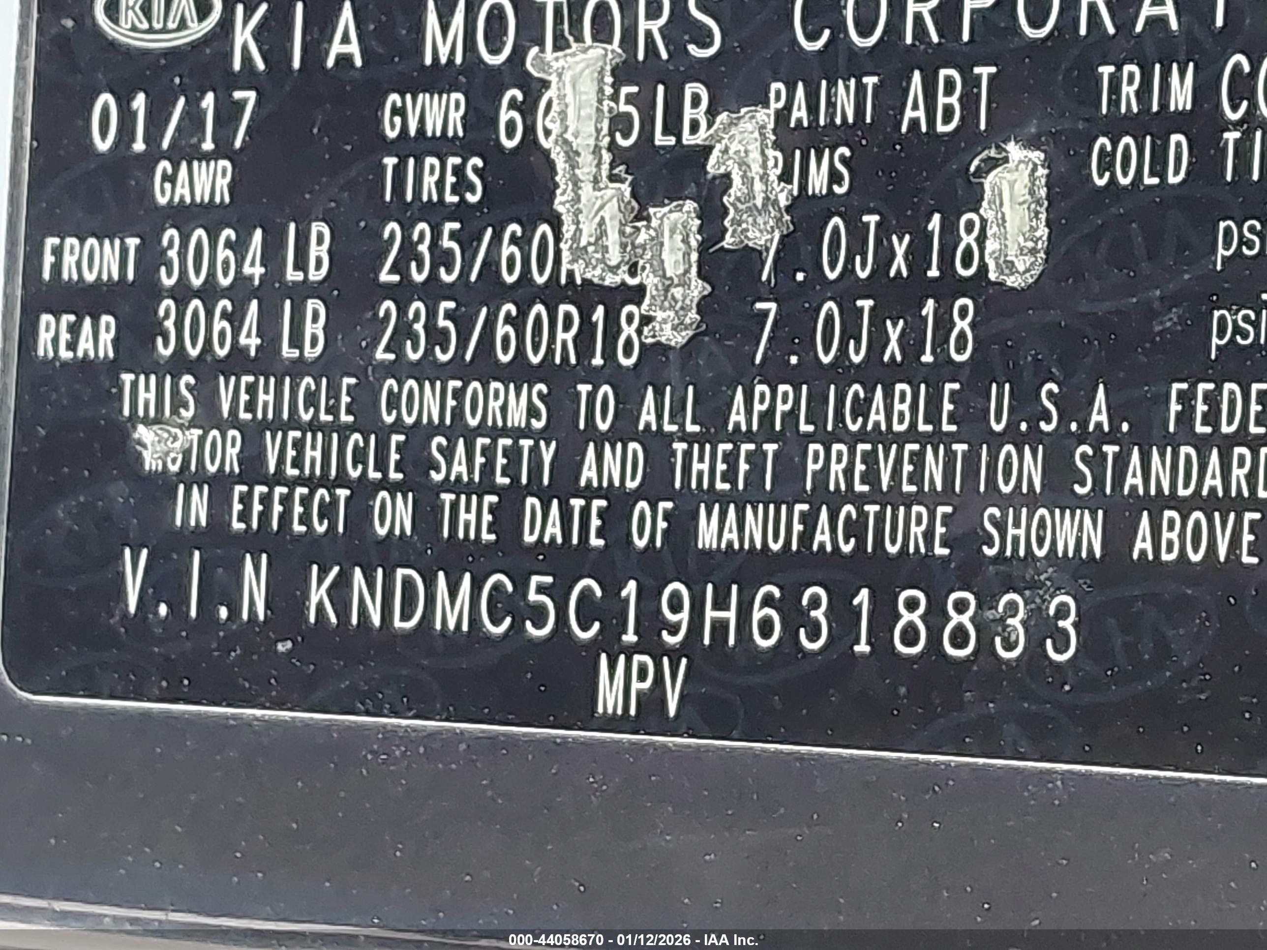 KIA SEDONA image 9