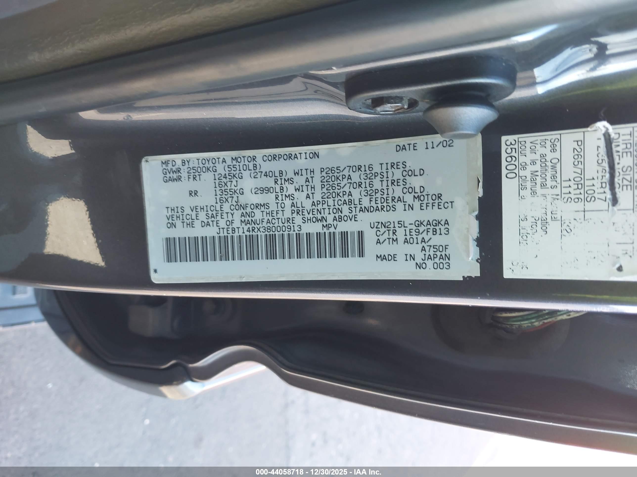 TOYOTA 4RUNNER image 9