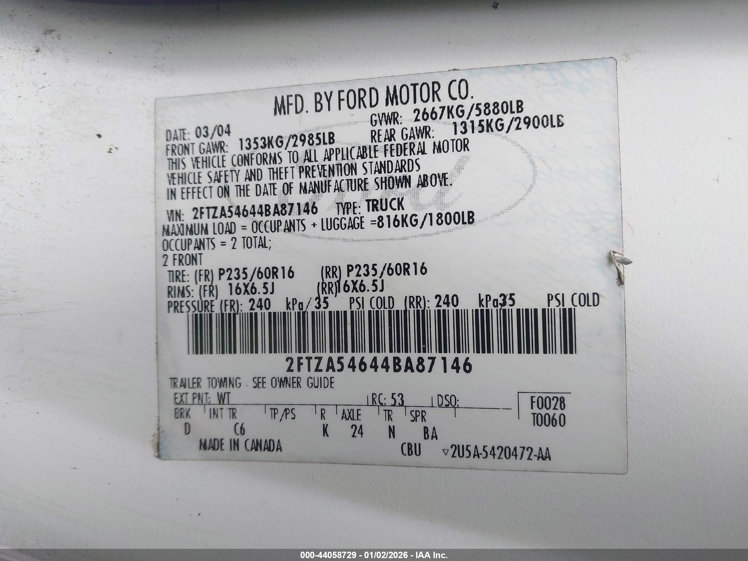 FORD FREESTAR image 9