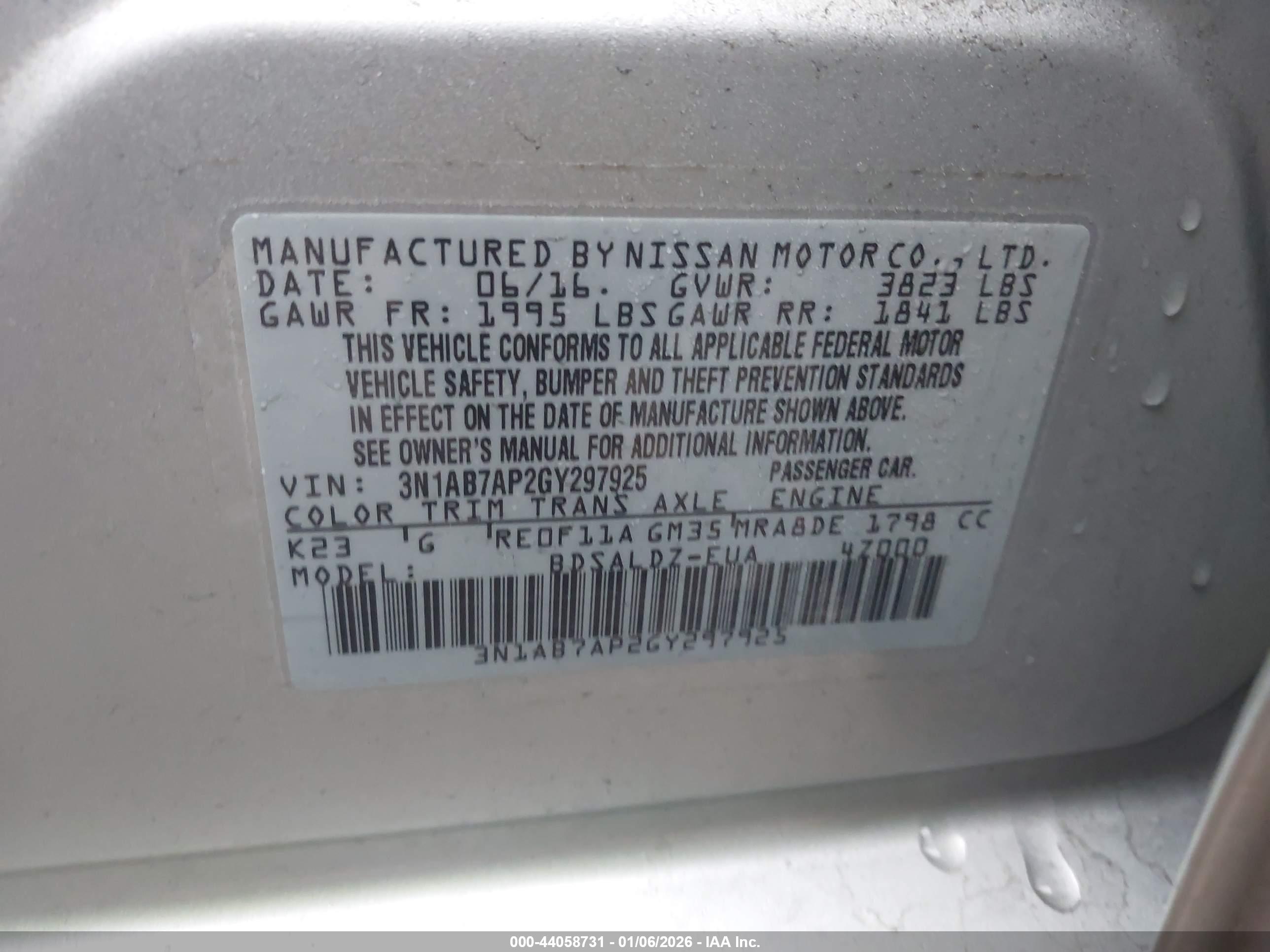 NISSAN SENTRA image 9