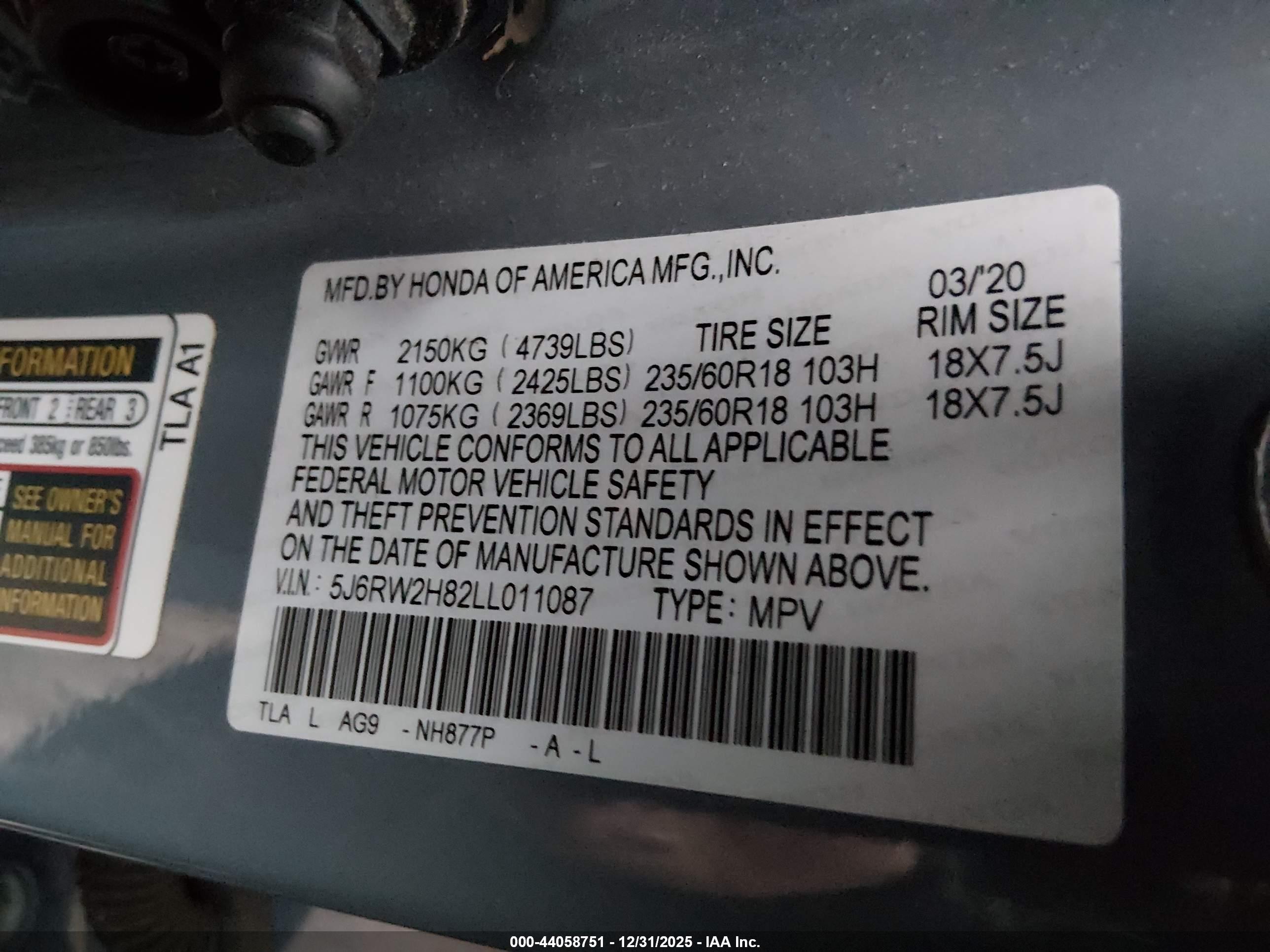 HONDA CR-V image 9