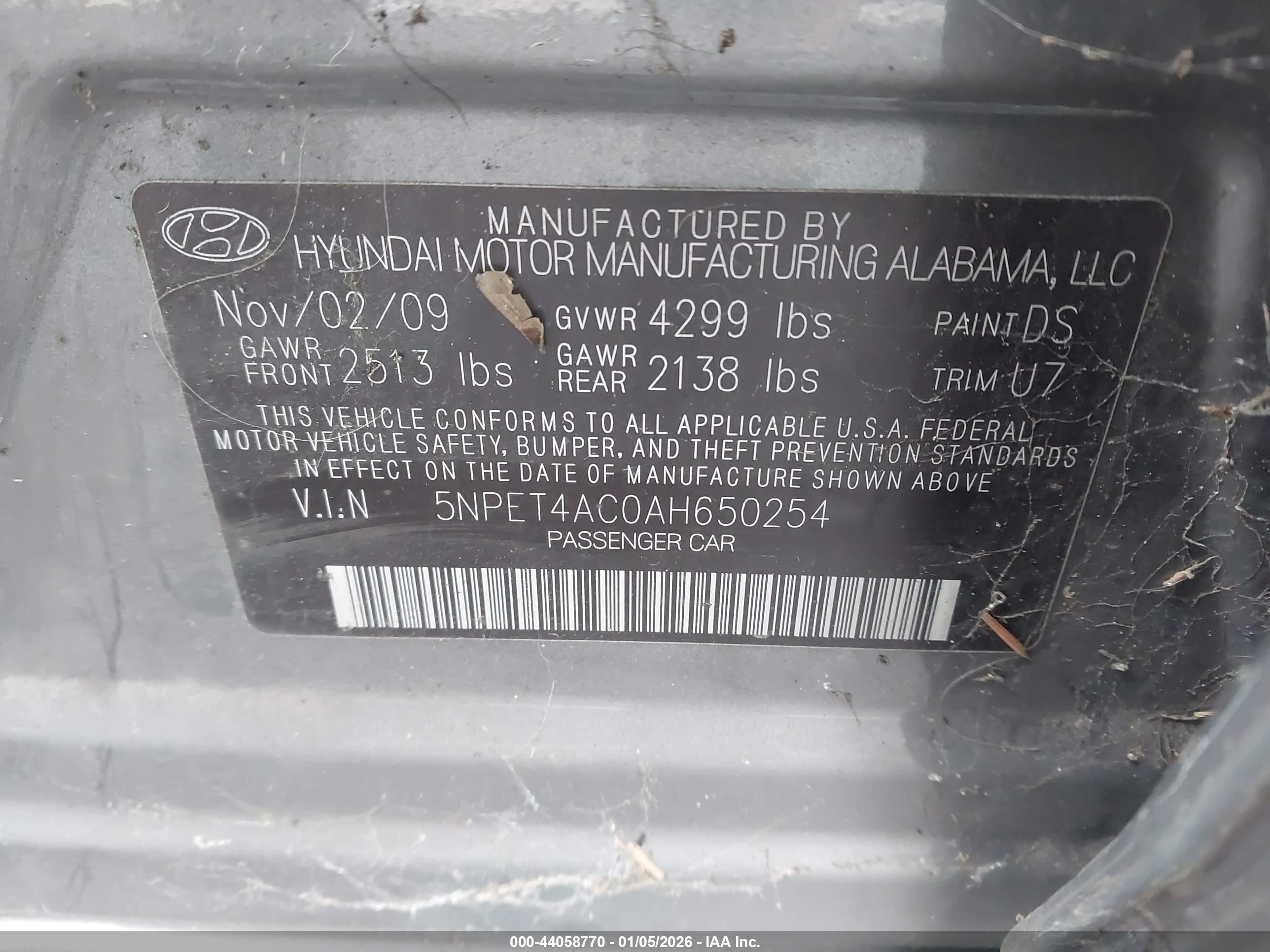 HYUNDAI SONATA image 9