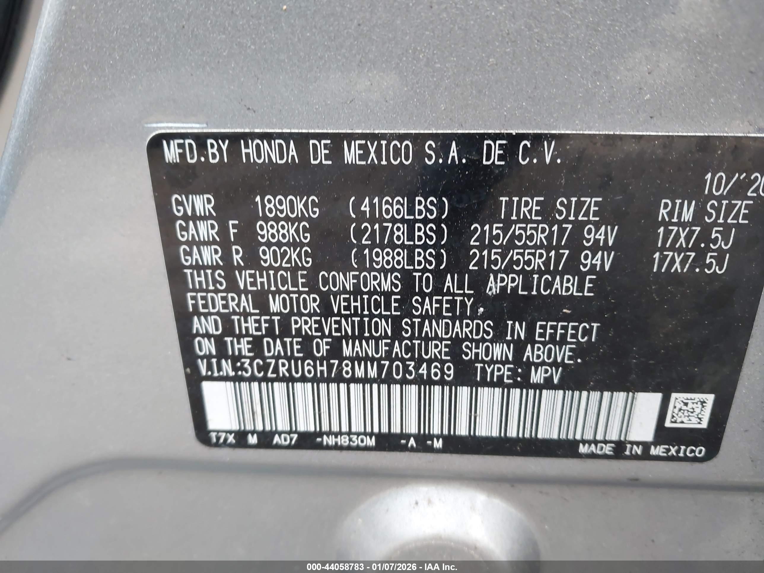 HONDA HR-V image 9