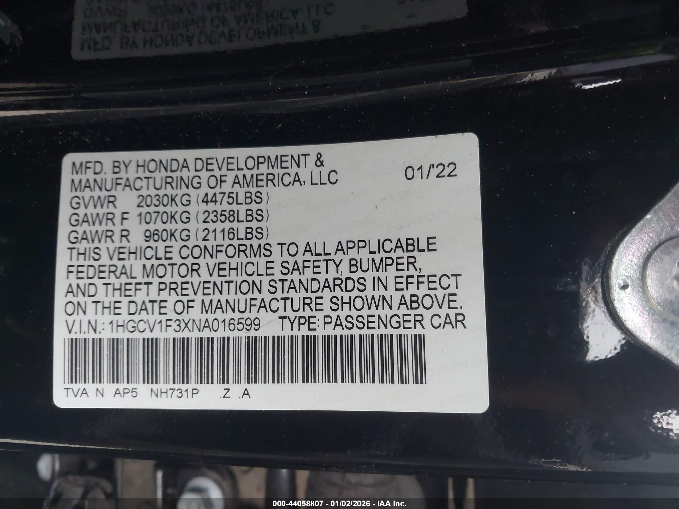 HONDA ACCORD image 9