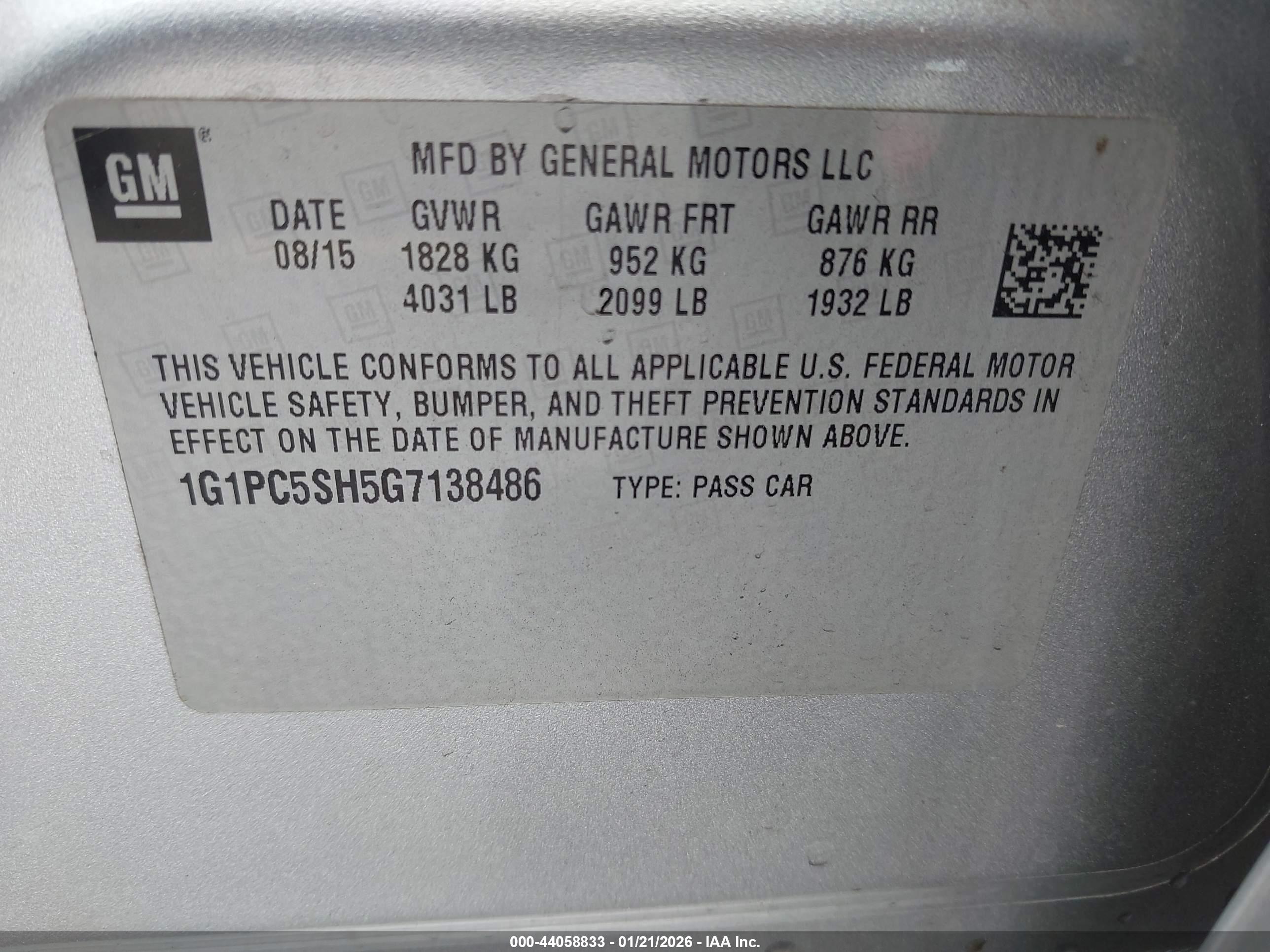 CHEVROLET CRUZE image 9