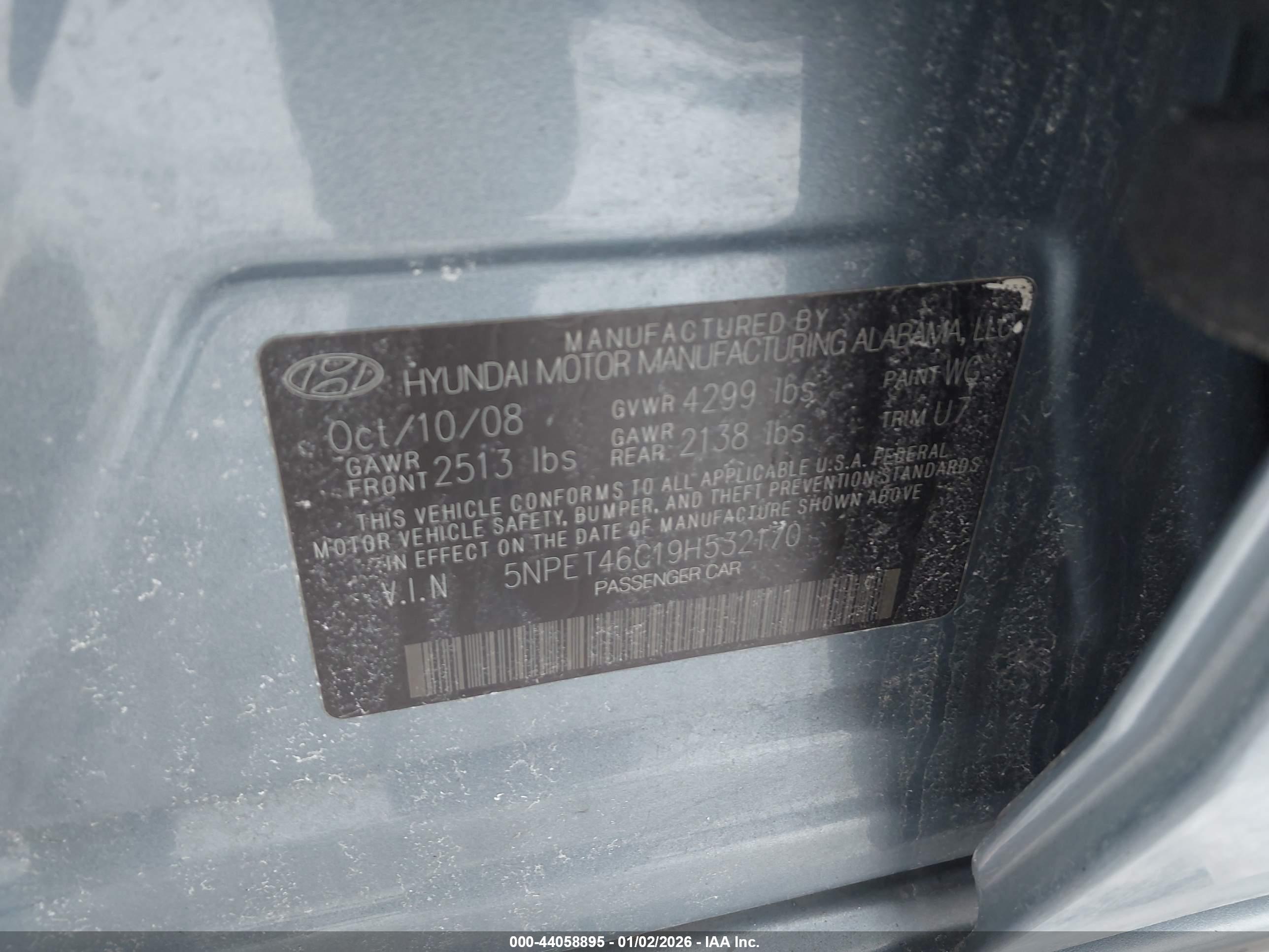 HYUNDAI SONATA image 9
