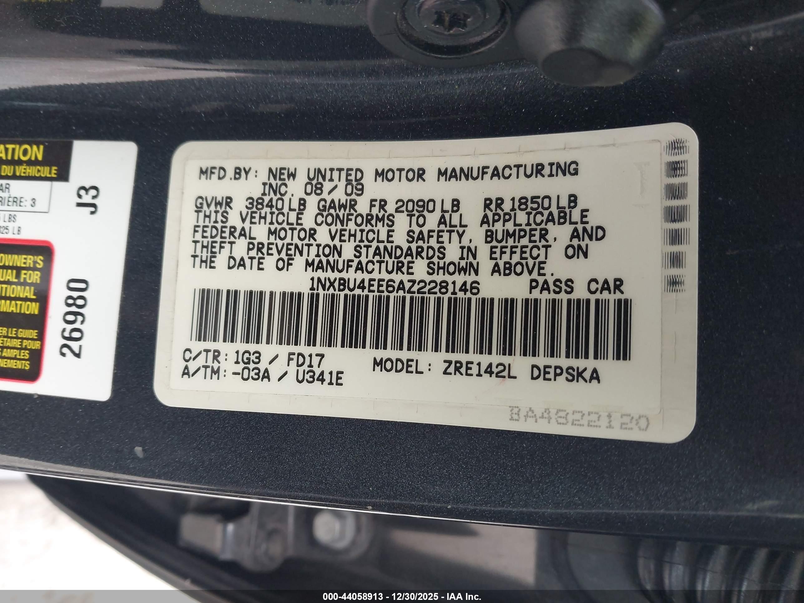 TOYOTA COROLLA image 9