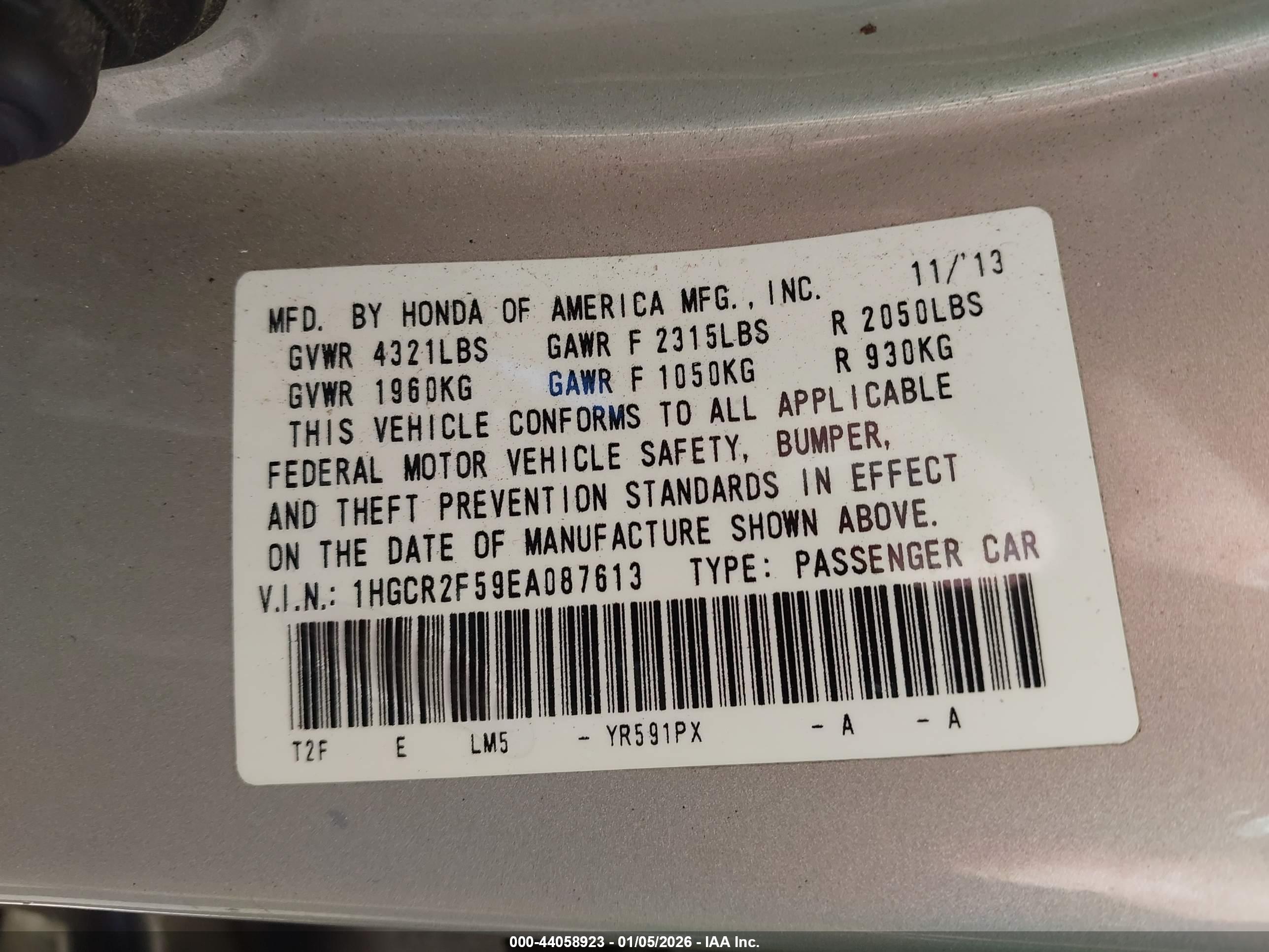 HONDA ACCORD image 9
