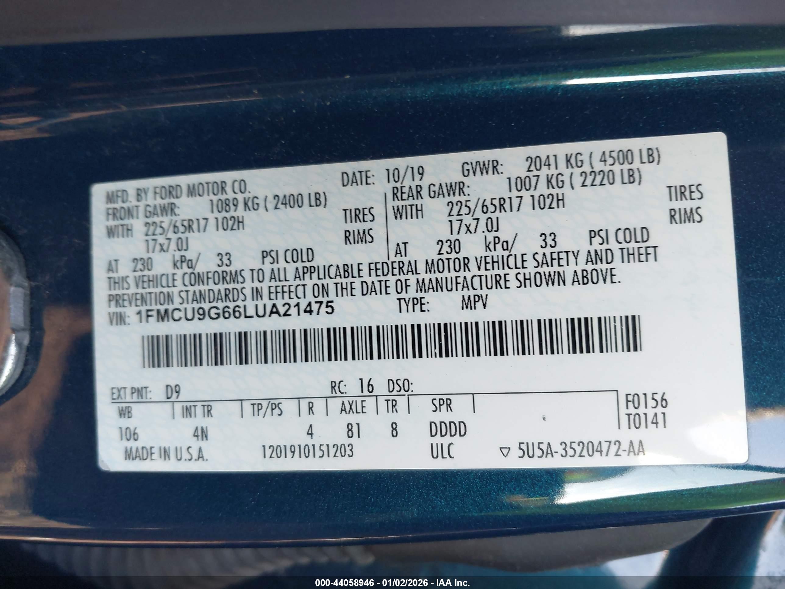 FORD ESCAPE image 9