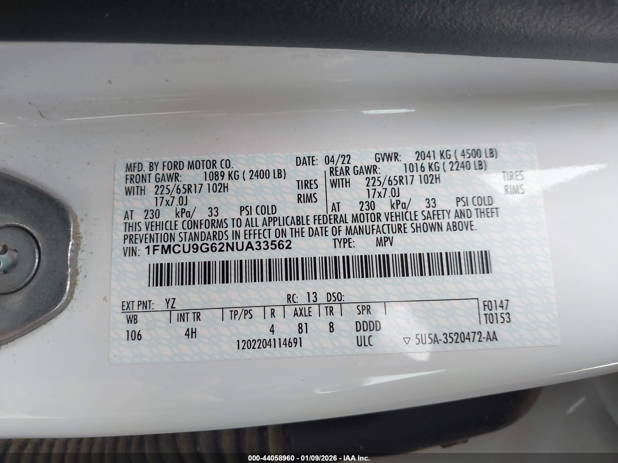 FORD ESCAPE image 9