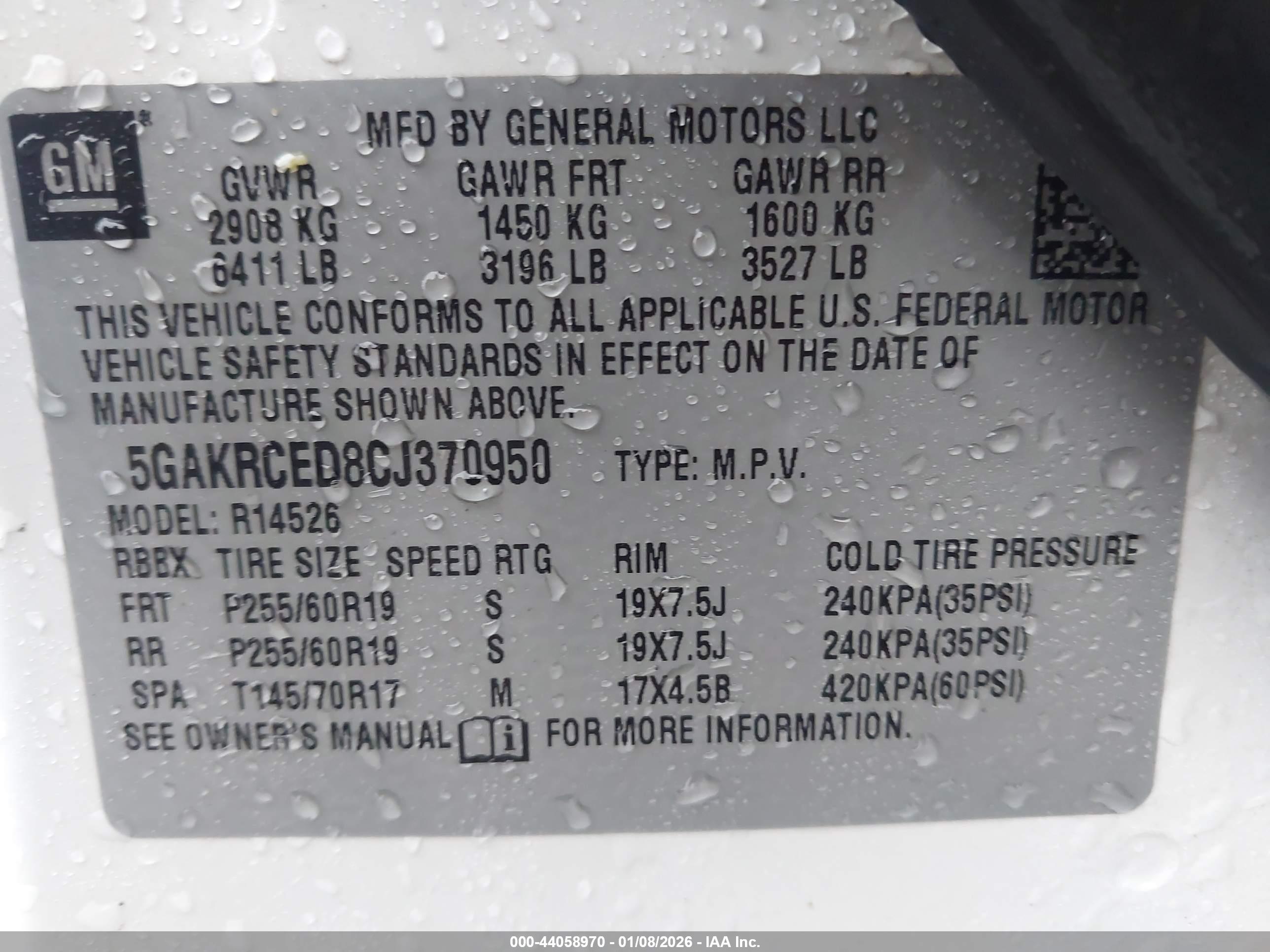 BUICK ENCLAVE image 9