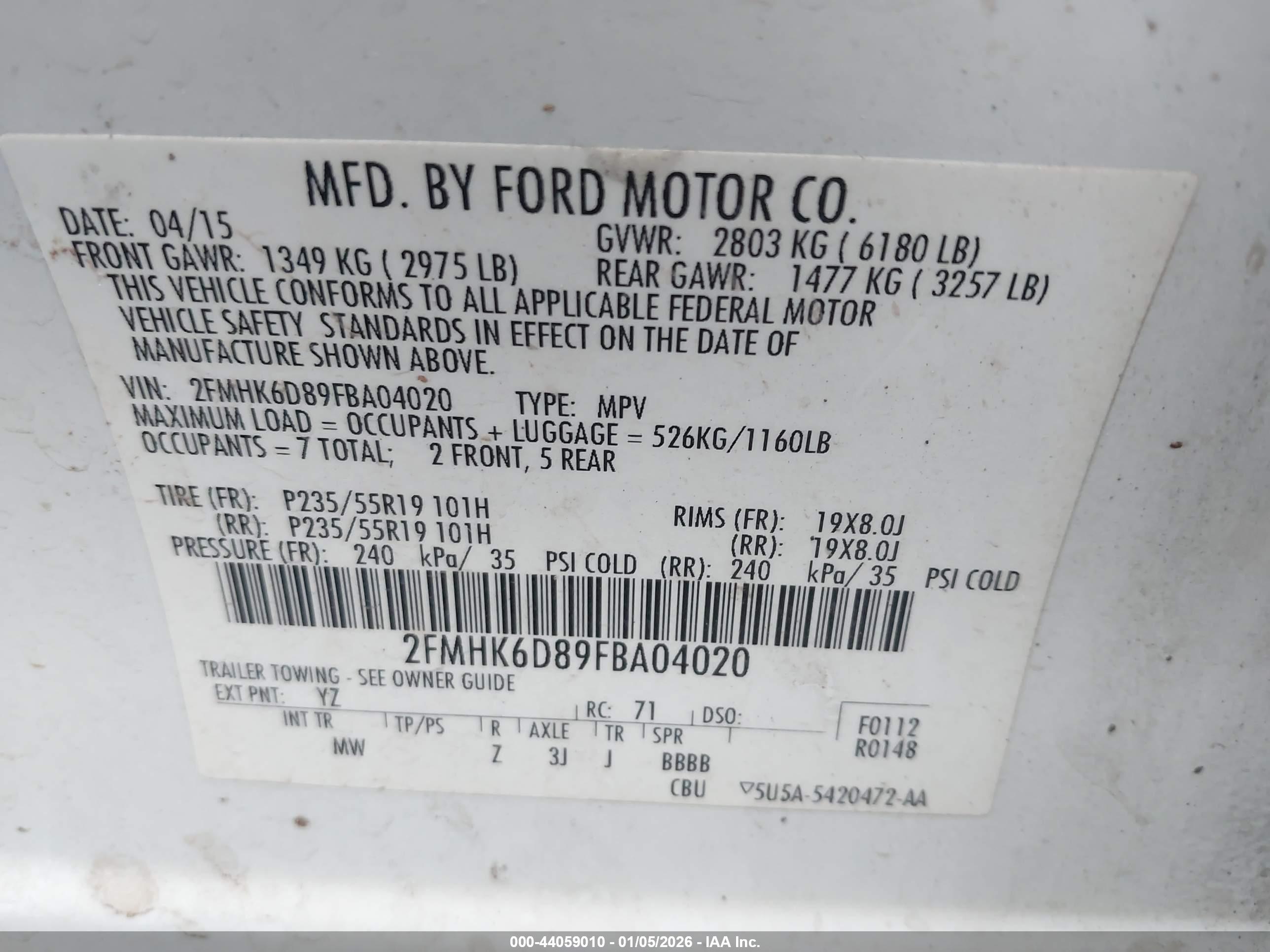 FORD FLEX image 9