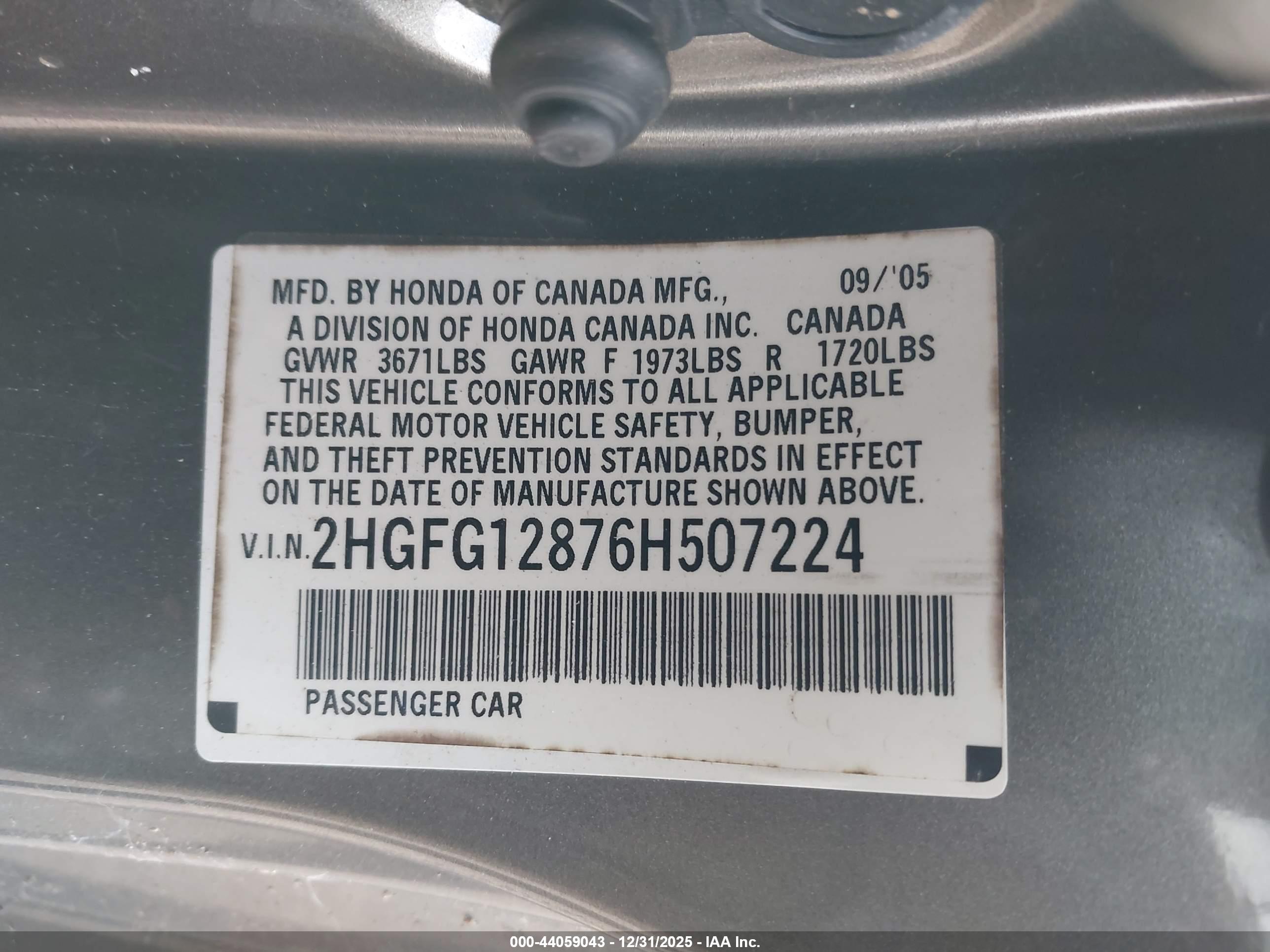 HONDA CIVIC image 9
