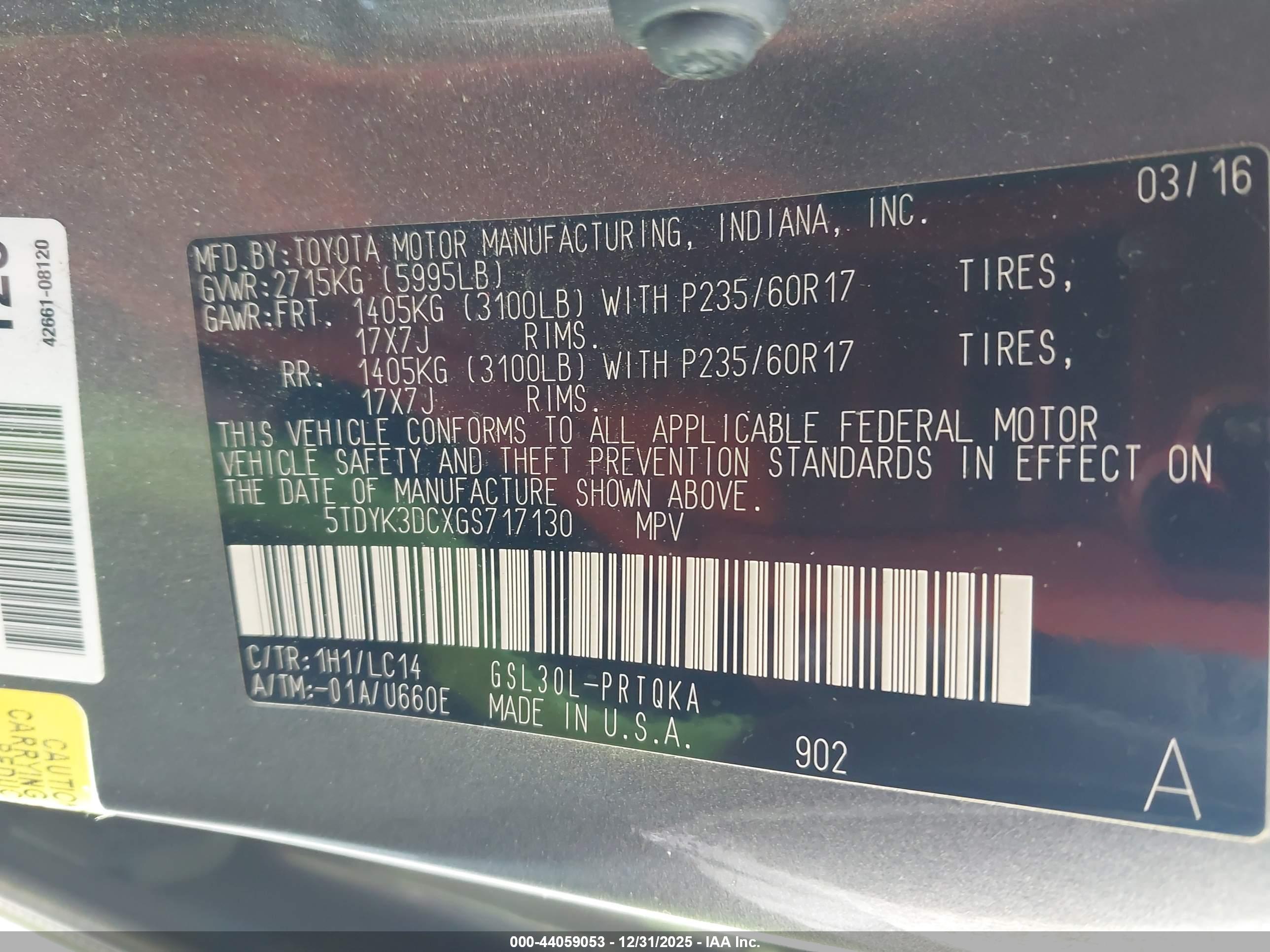 TOYOTA SIENNA image 9