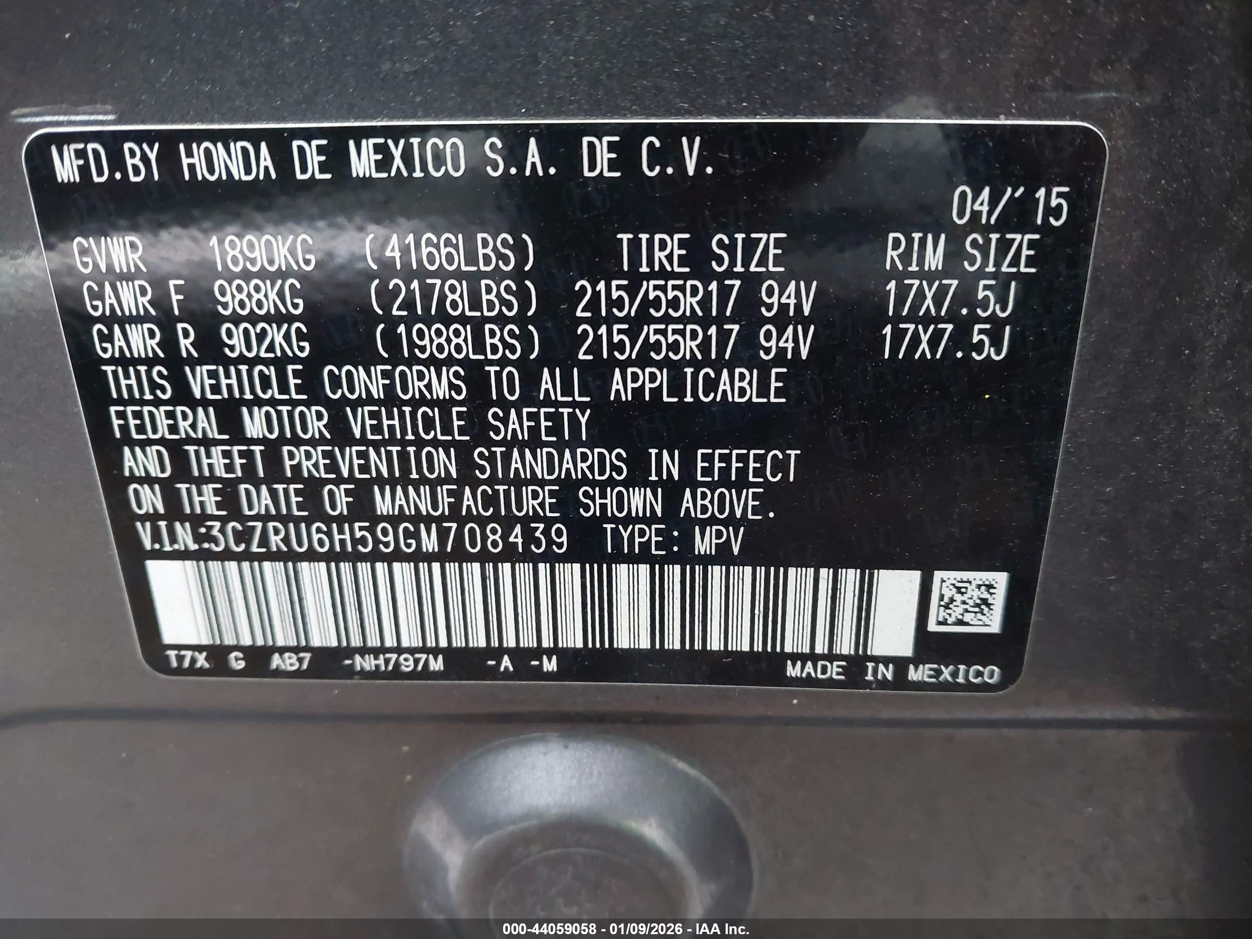 HONDA HR-V image 9
