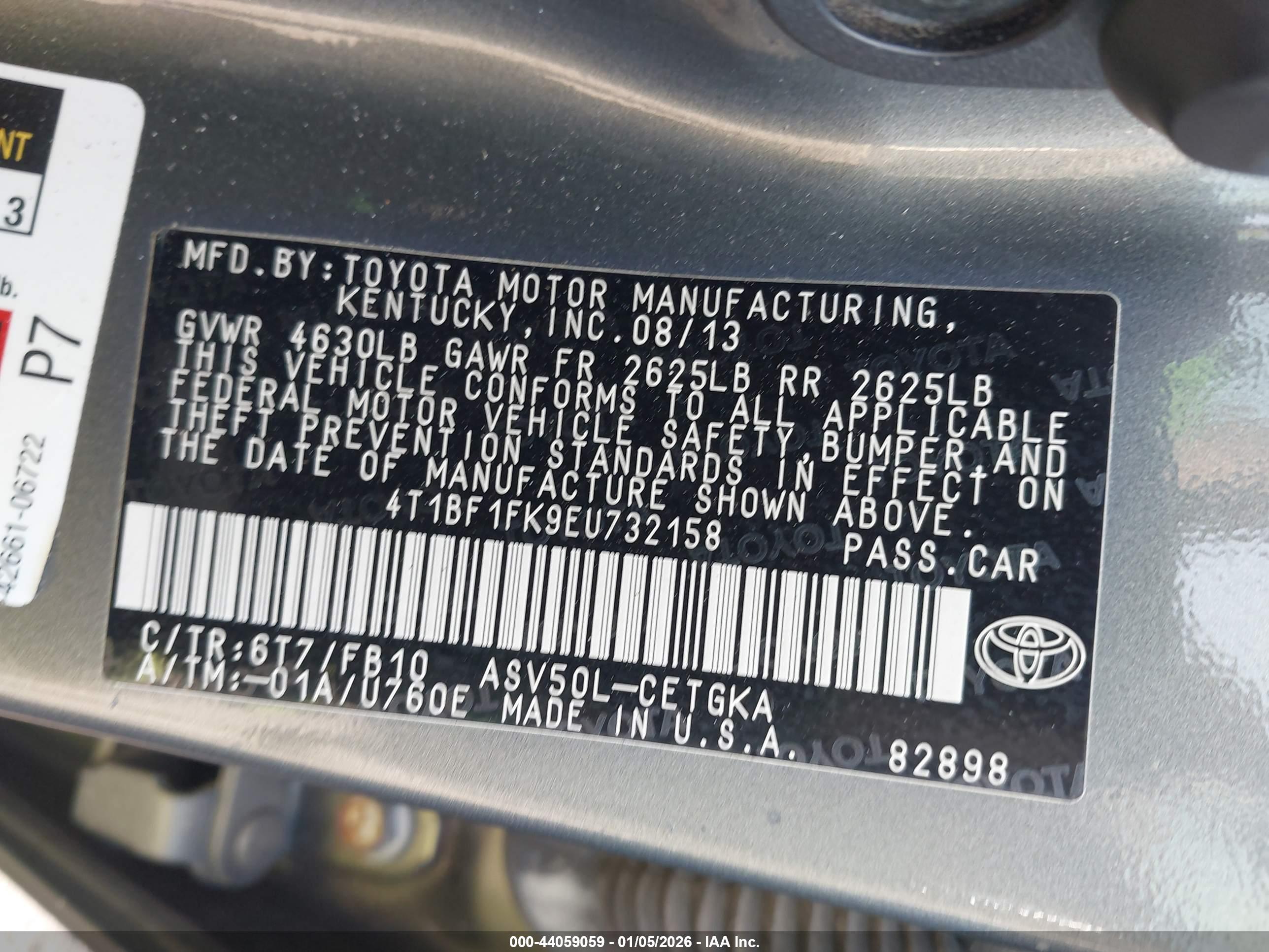 TOYOTA CAMRY image 9