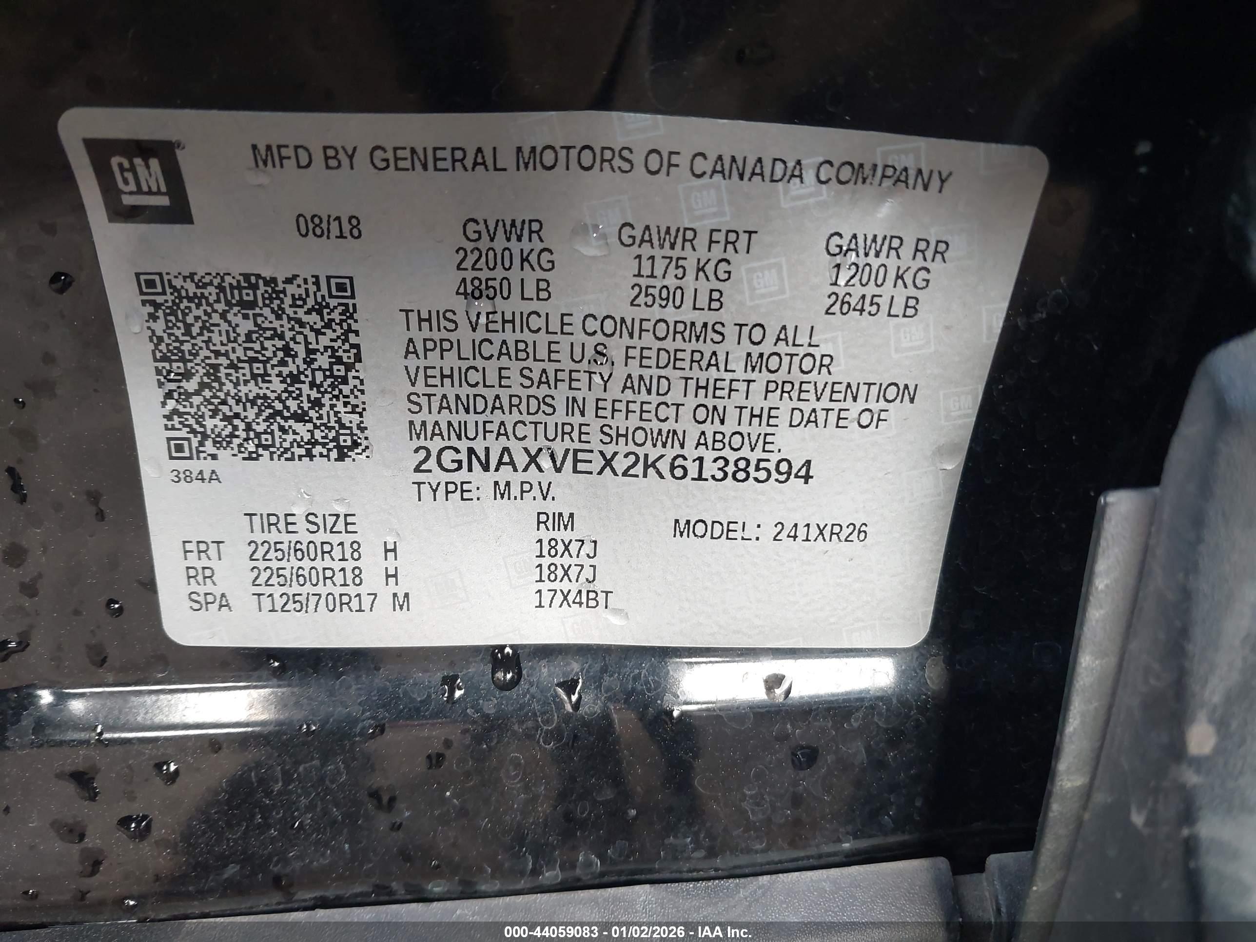 CHEVROLET EQUINOX image 9