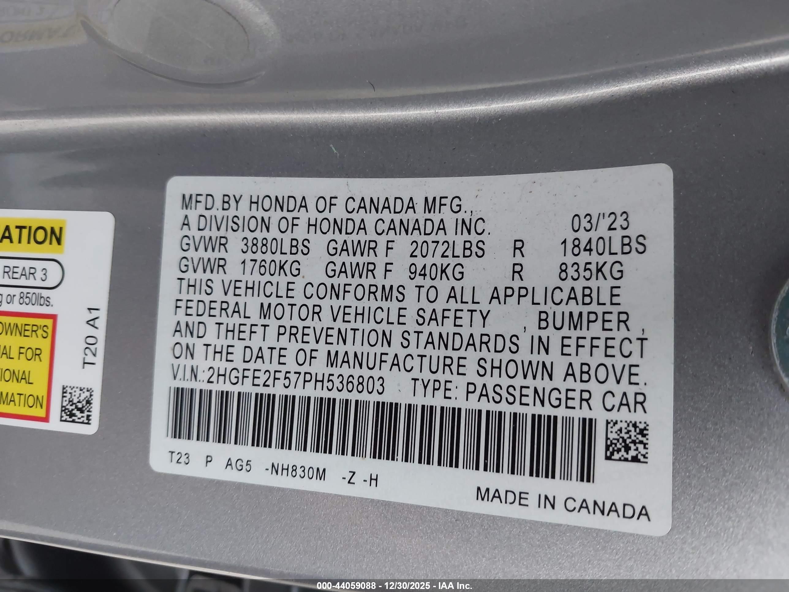 HONDA CIVIC image 9
