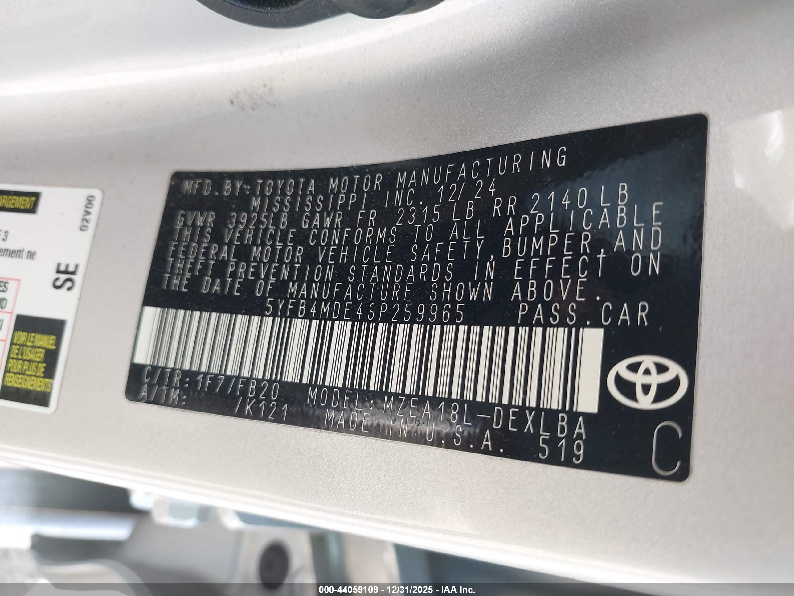 TOYOTA COROLLA image 9
