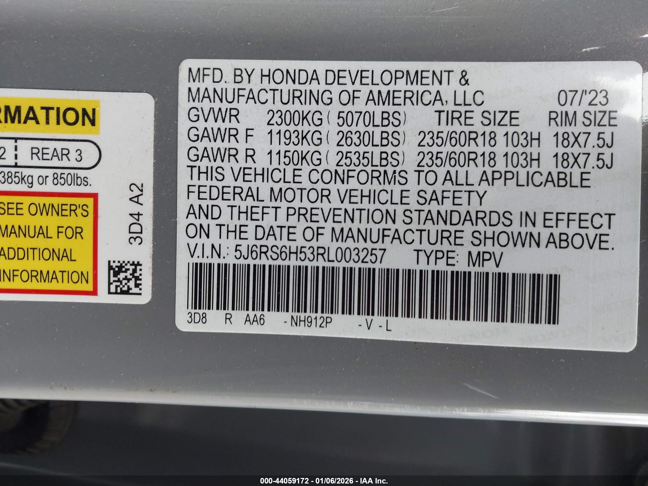 HONDA CR-V image 9
