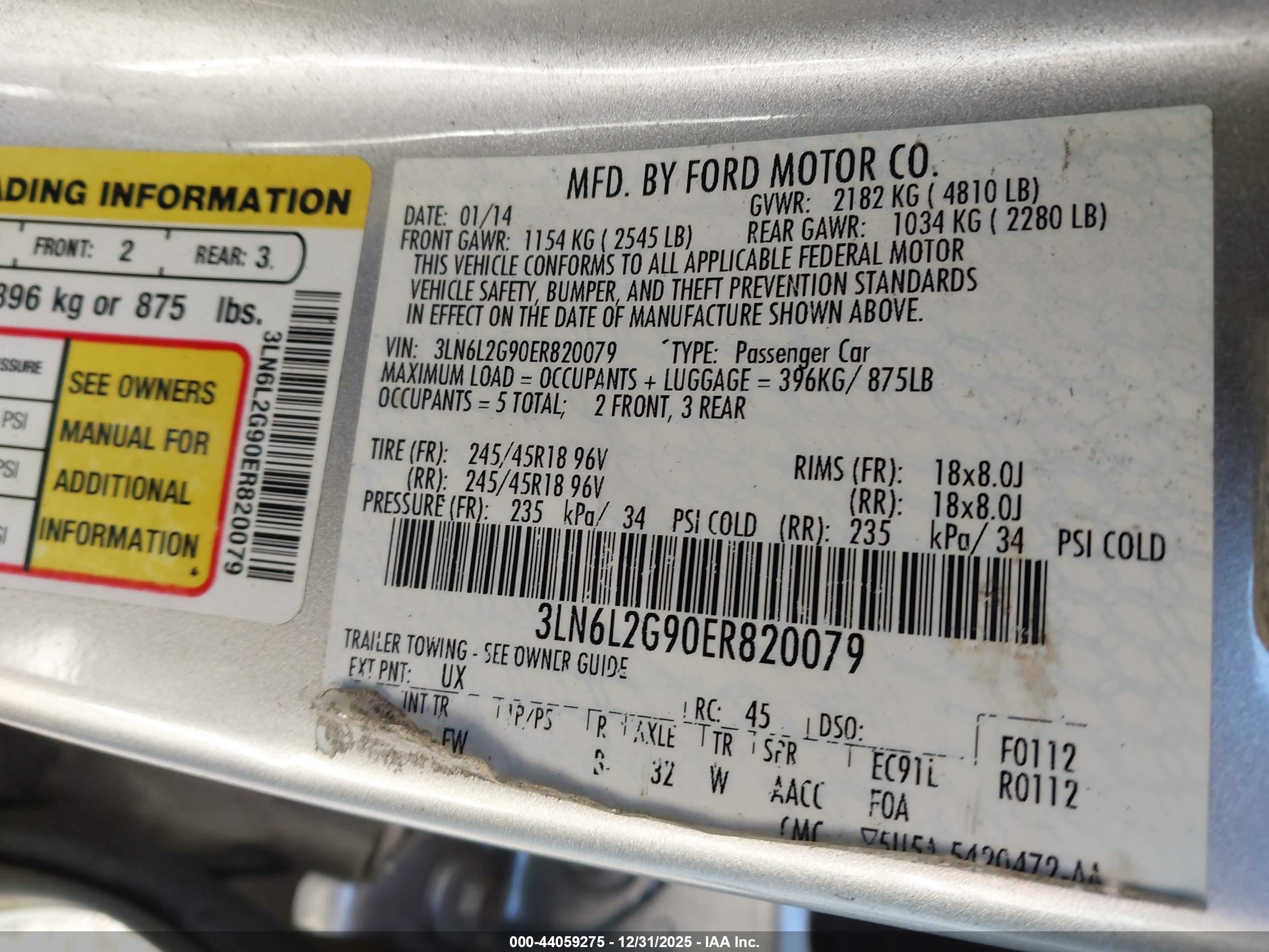 LINCOLN MKZ image 9
